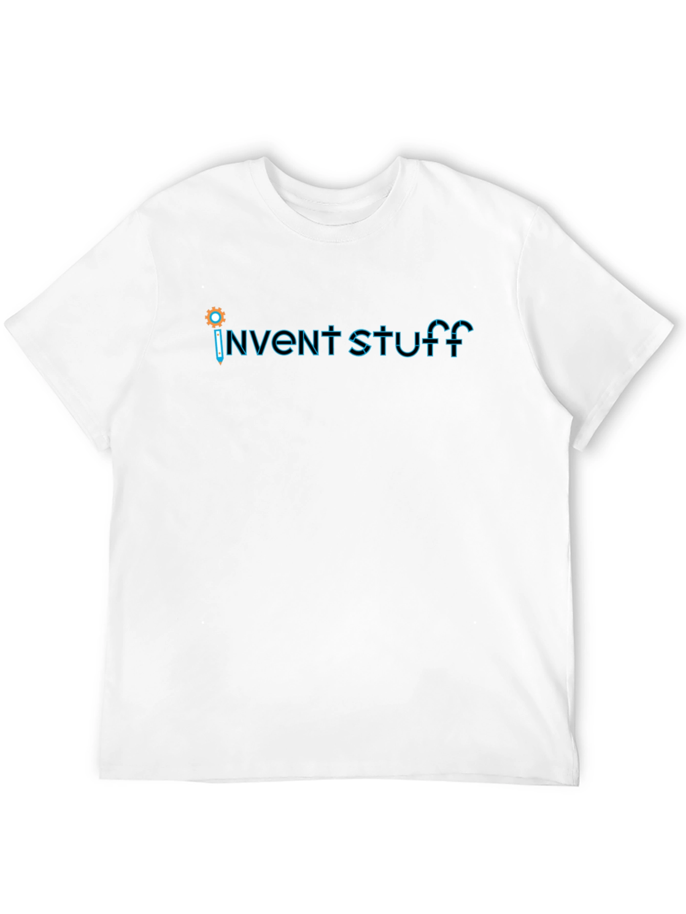 Invent Stuff Graphic T-Shirt - Creative Black Tee
