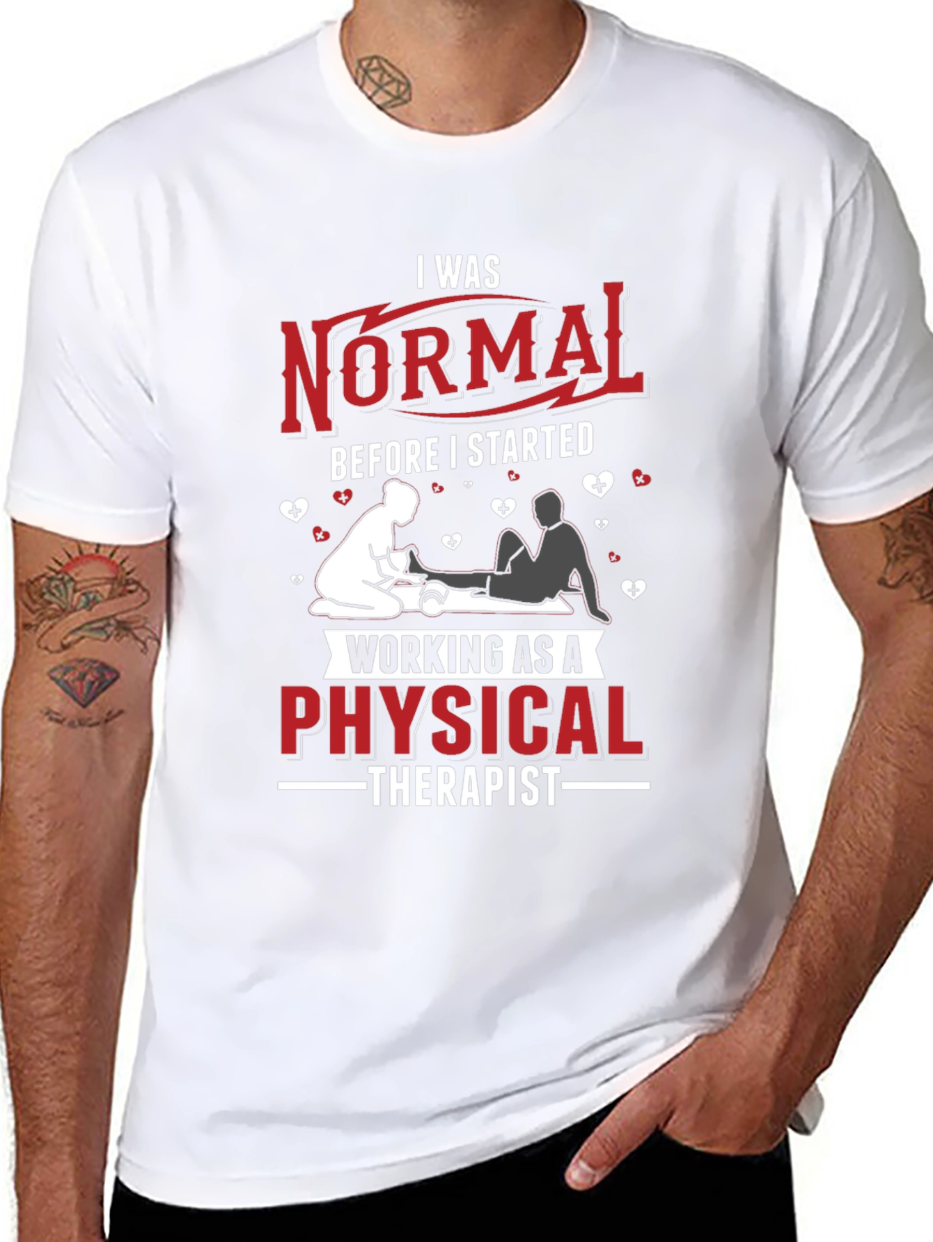 Physical Therapist Novelty Graphic T-Shirt