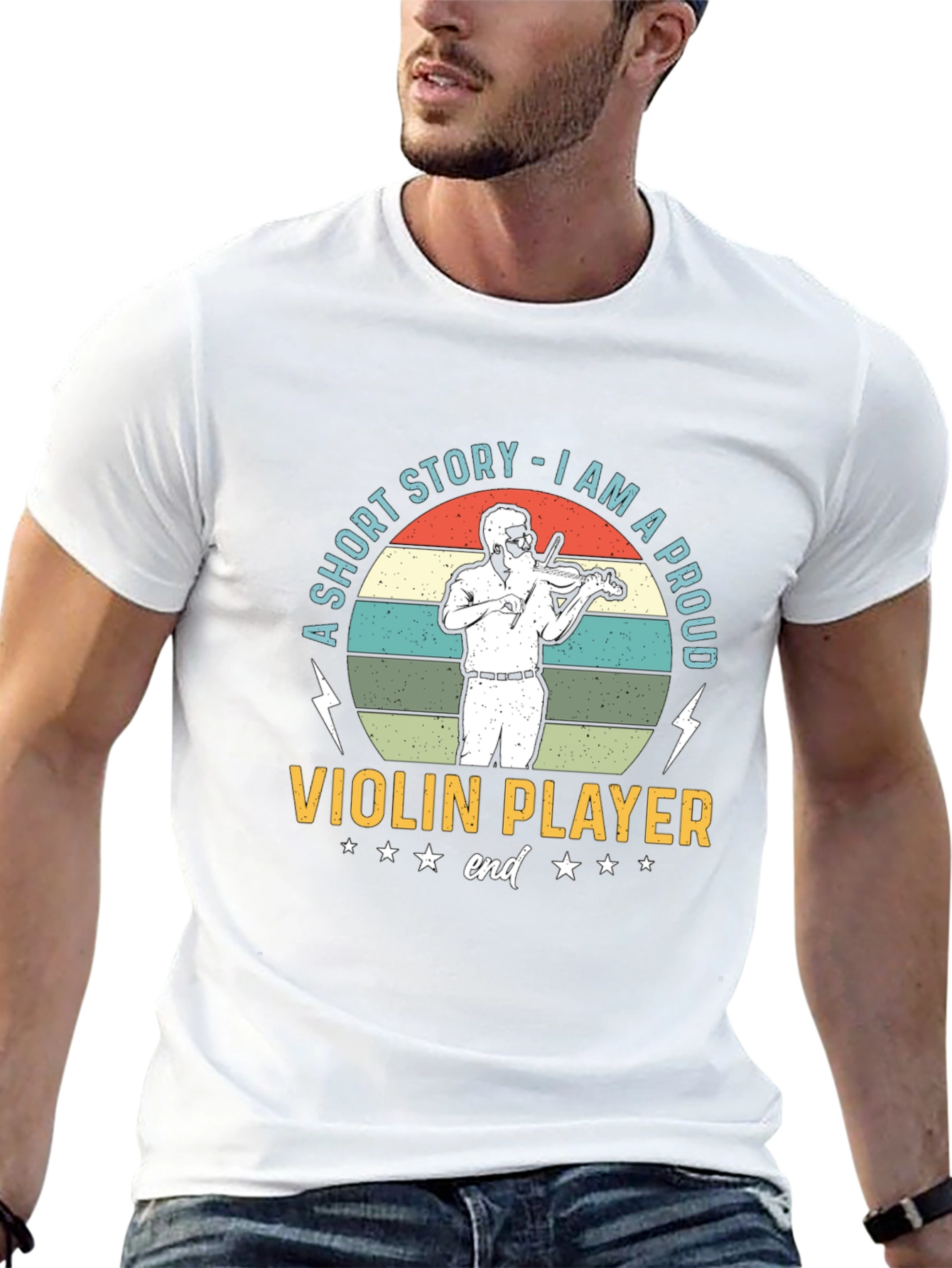 Proud Violin Player Graphic T-Shirt
