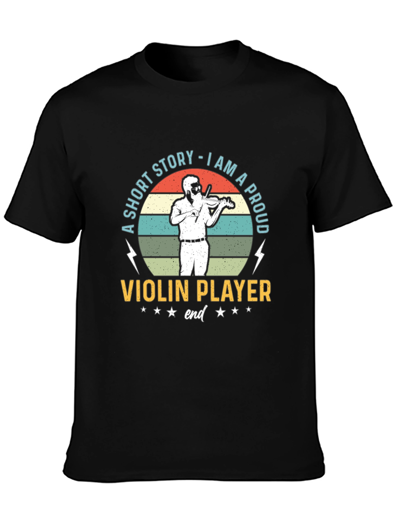 Proud Violin Player Graphic T-Shirt