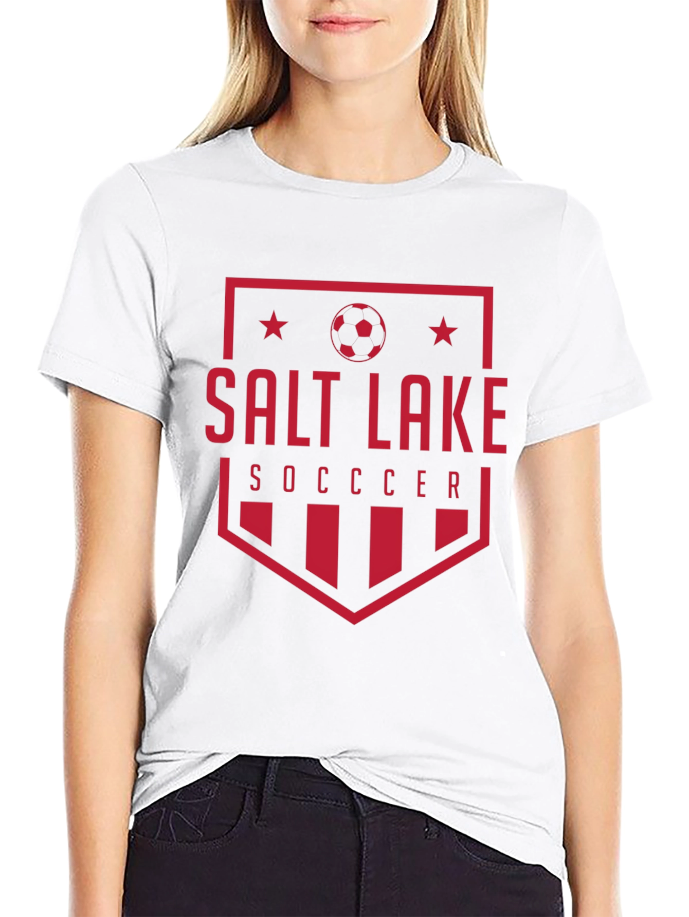 Salt Lake Soccer Black Graphic Tee