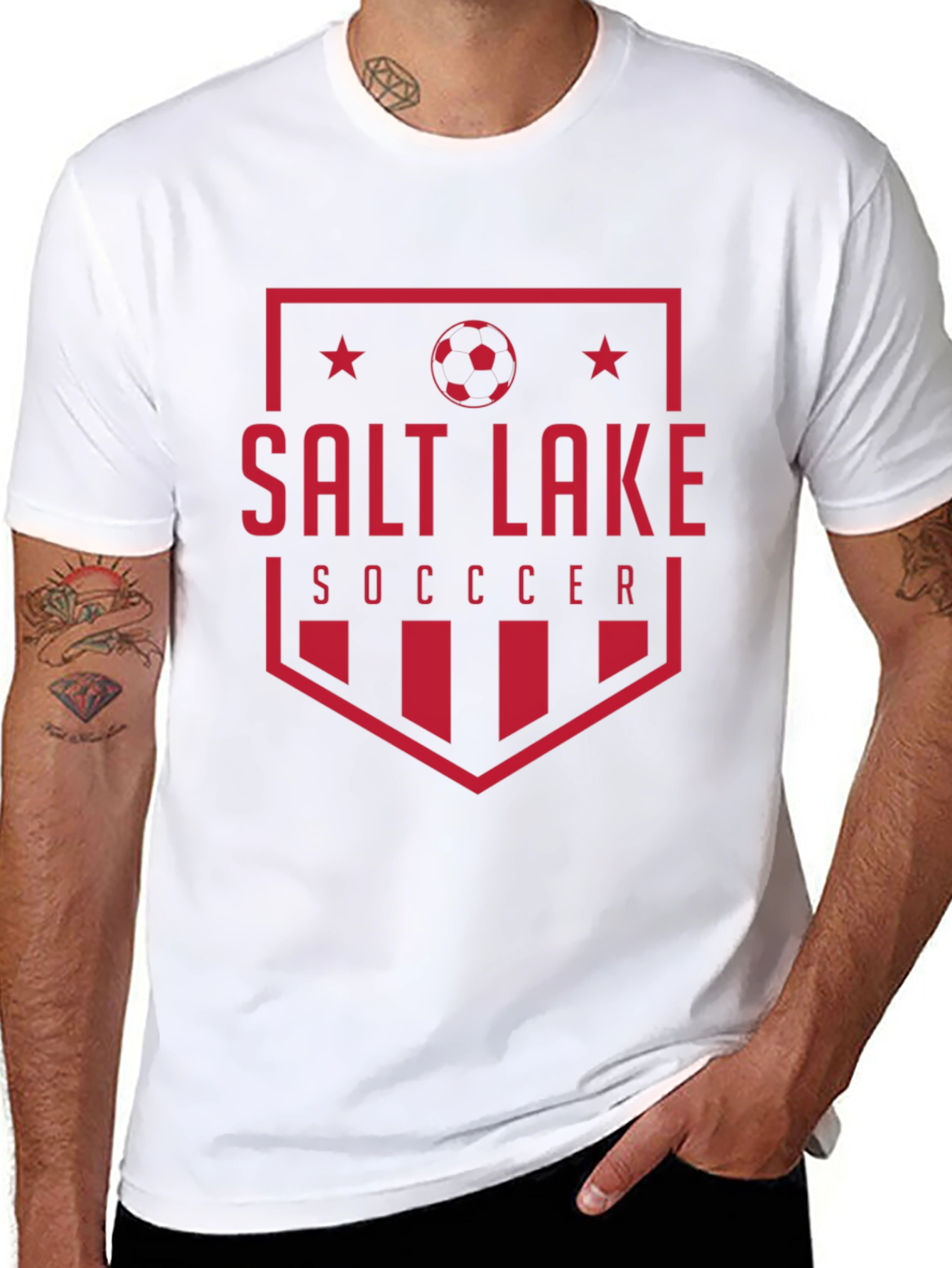 Salt Lake Soccer Black Graphic Tee