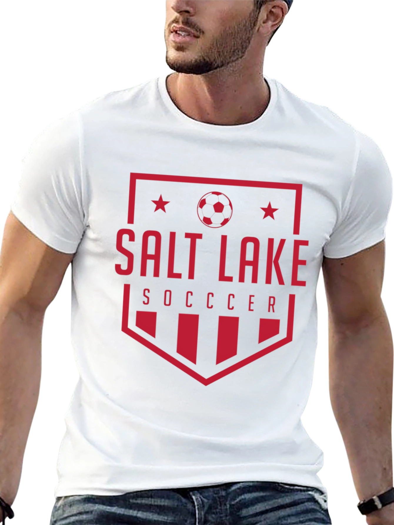Salt Lake Soccer Black Graphic Tee