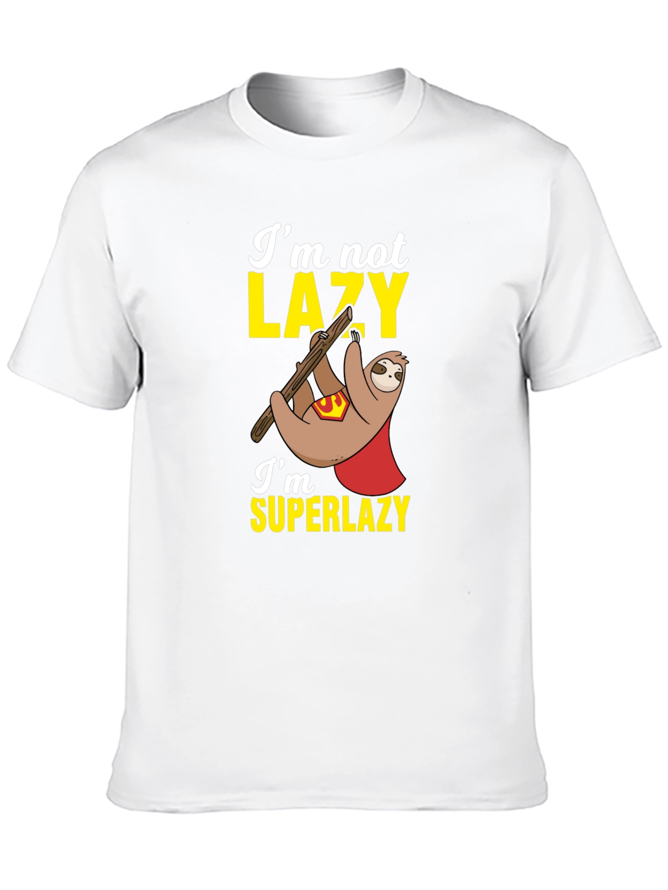 Funny Sloth Superlazy T-Shirt