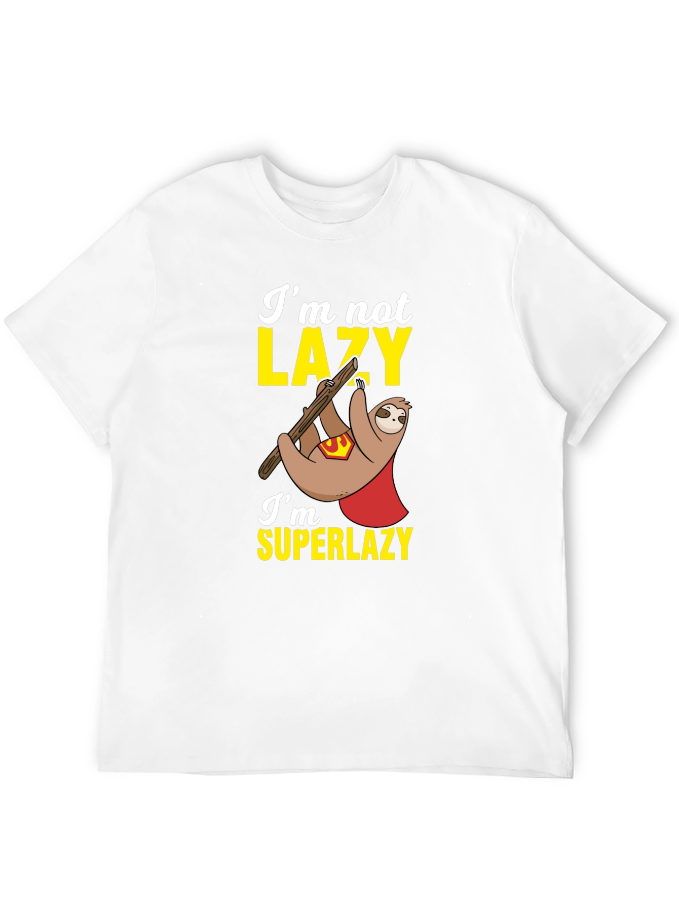 Funny Sloth Superlazy T-Shirt