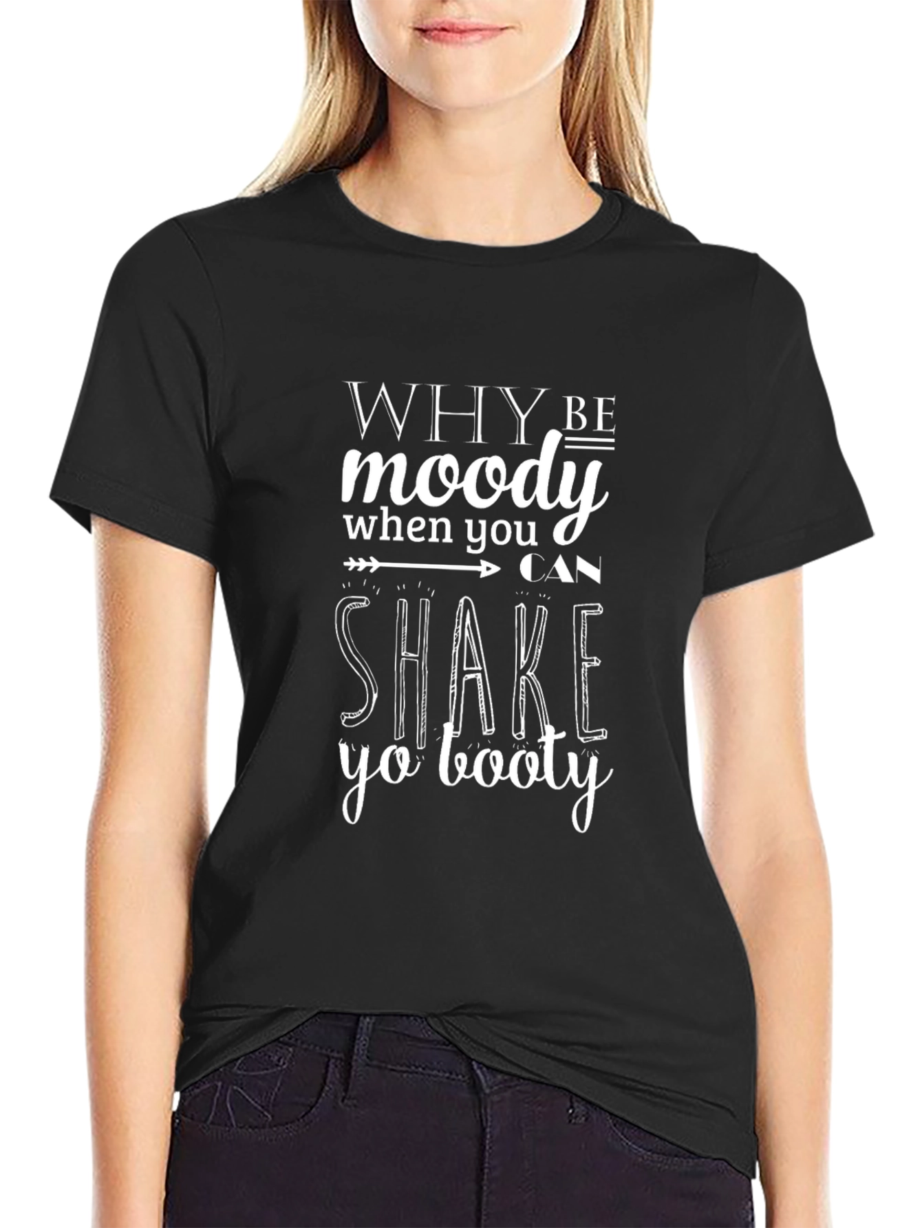 Shake Yo Booty Black T-Shirt