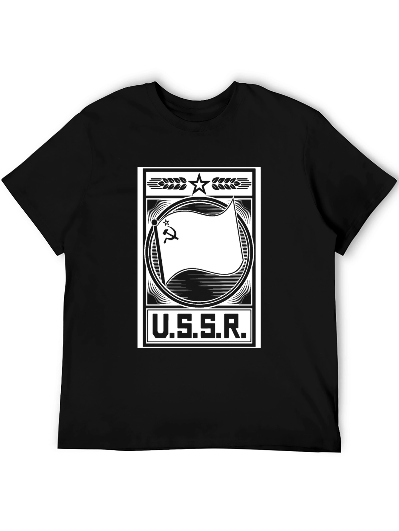 USSR Emblem T-Shirt - Black