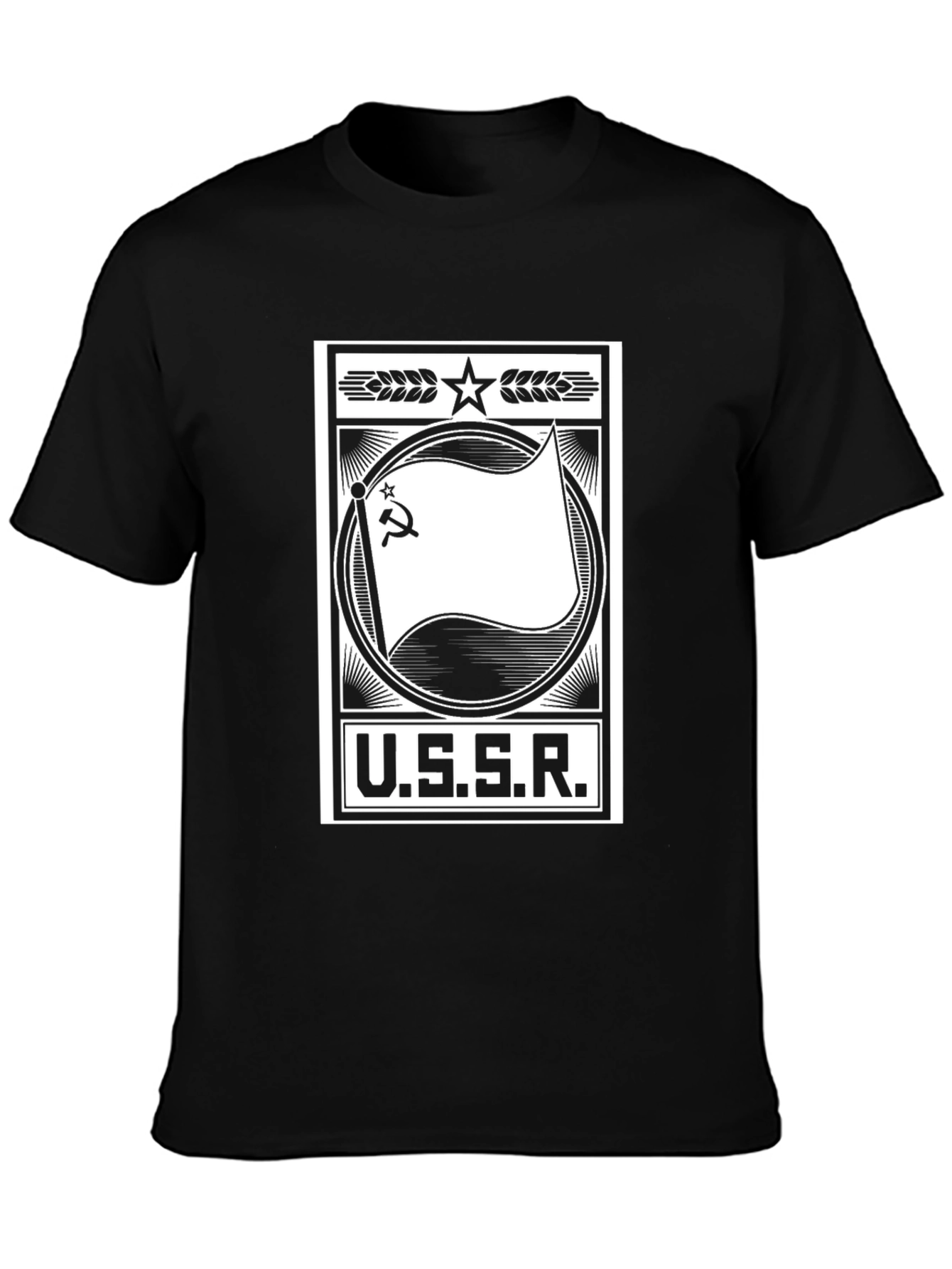 USSR Emblem T-Shirt - Black