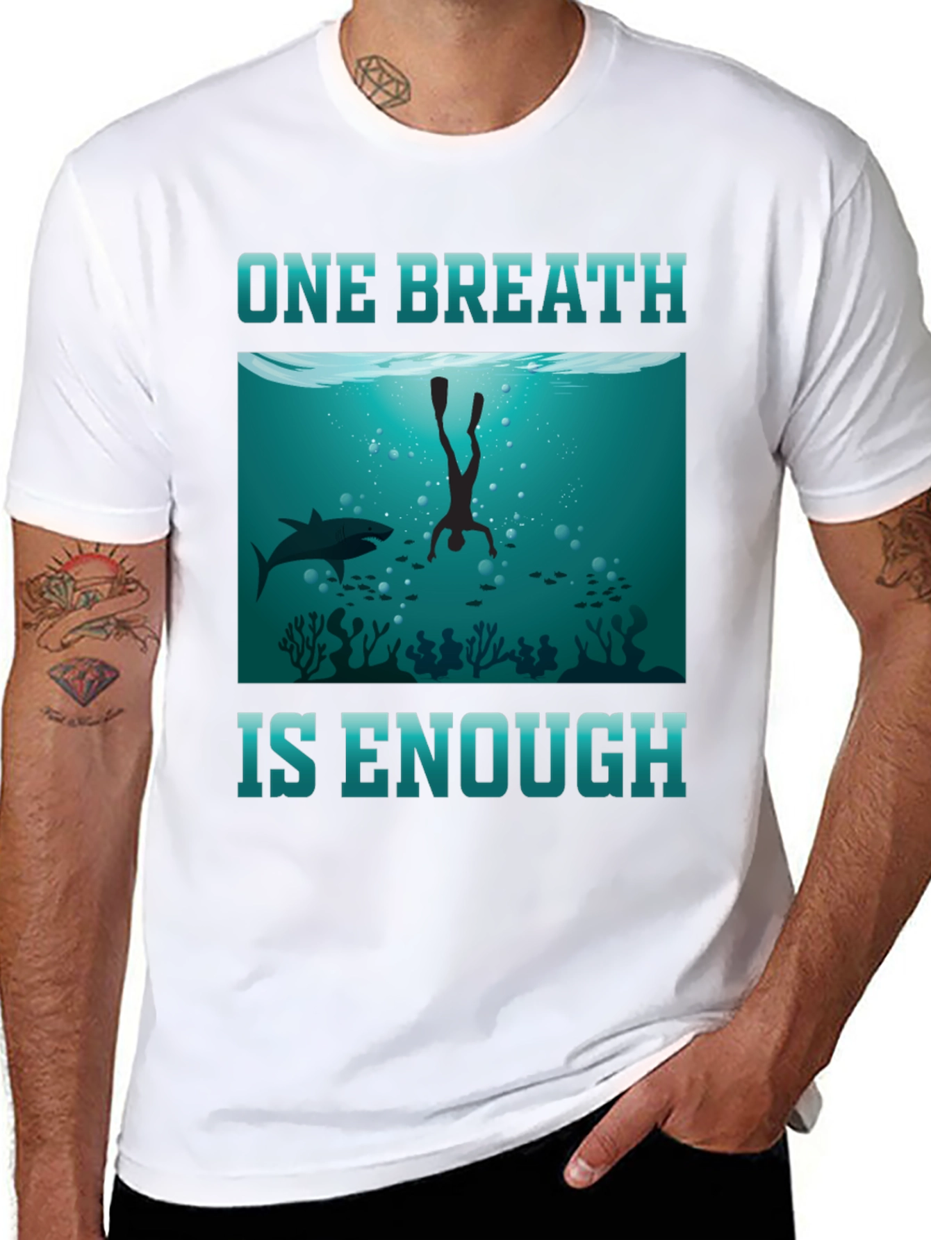 One Breath Enough Scuba Diving T-Shirt