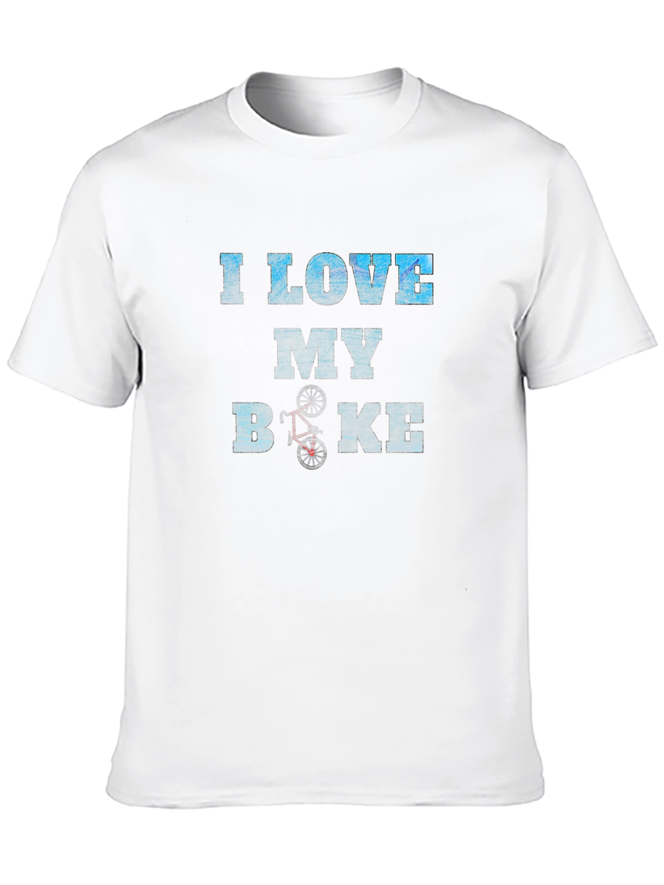 I Love My Bike Graphic Tee - Black