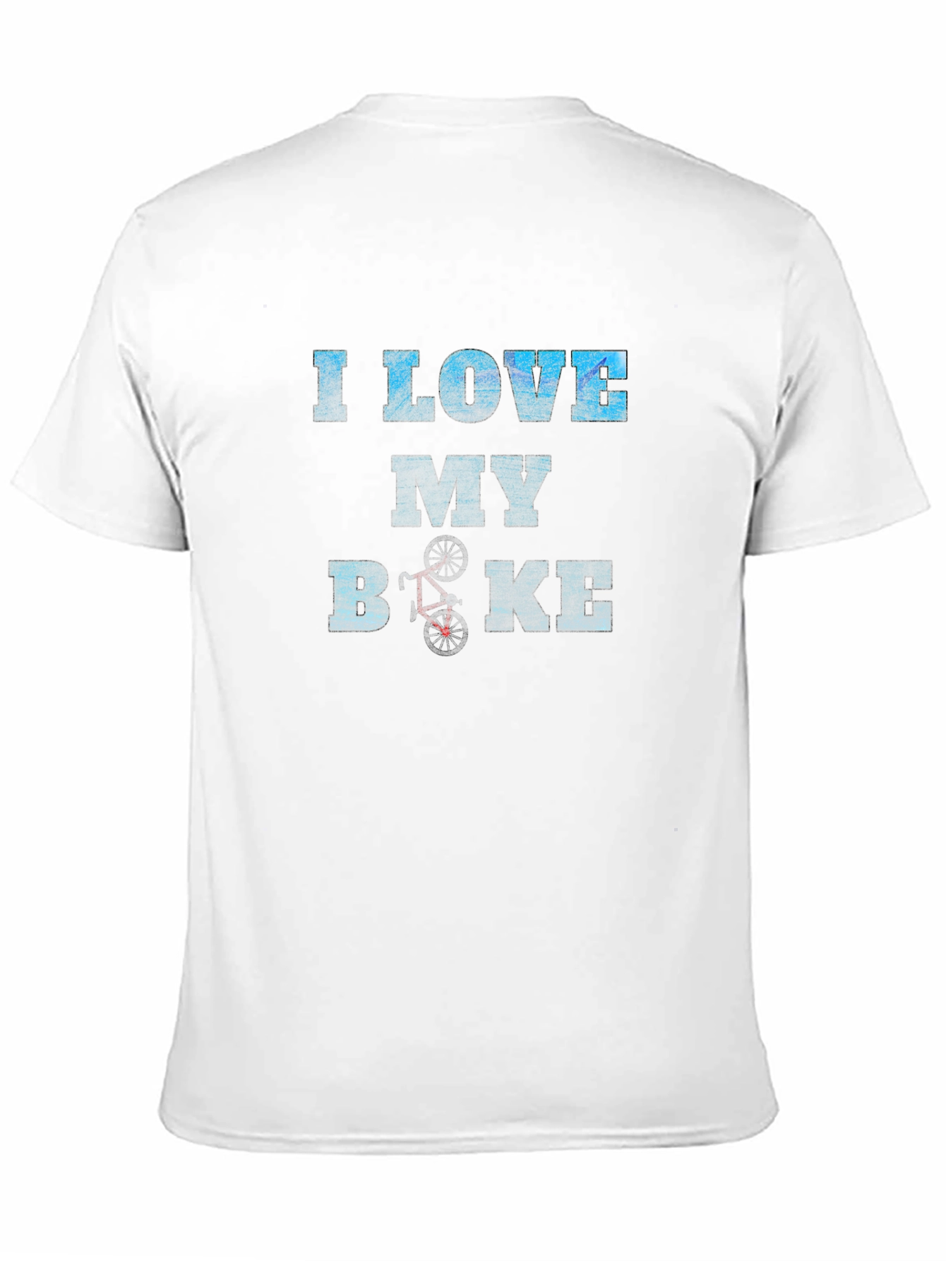 I Love My Bike Graphic Tee - Black