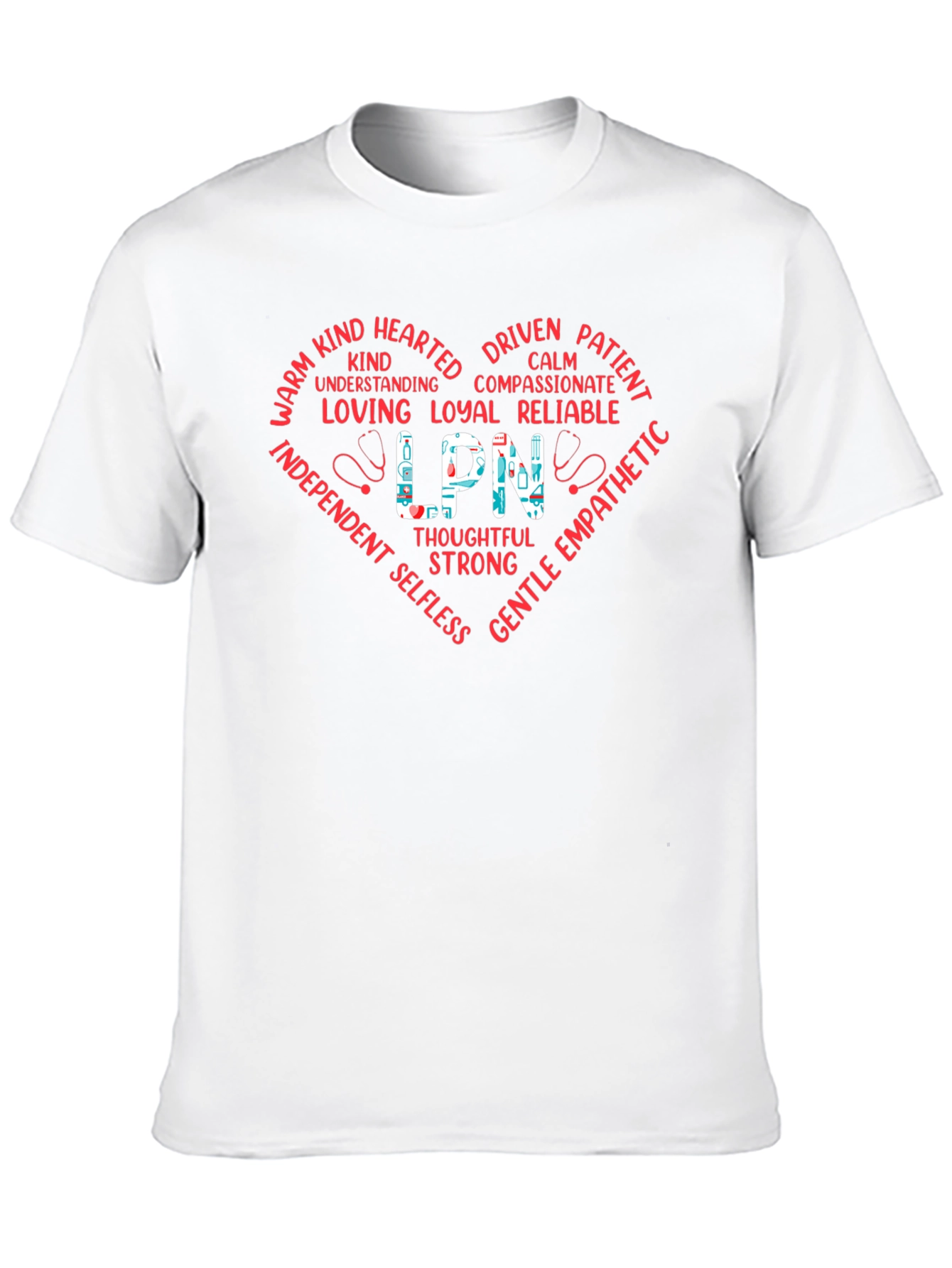 LPN Heart T-Shirt - Nurse Appreciation Tee