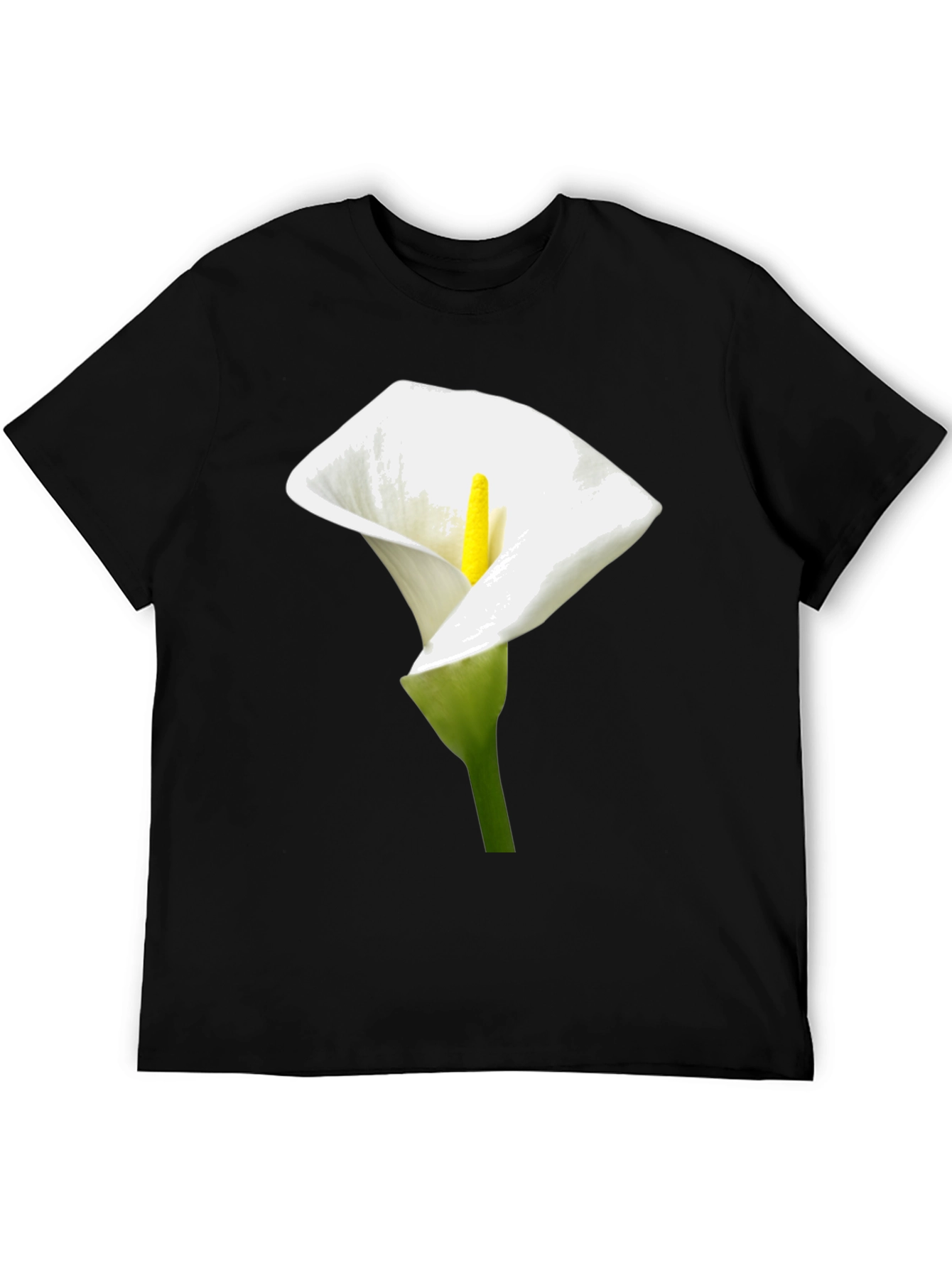 Calla Lily Graphic Tee - Elegant Floral Design