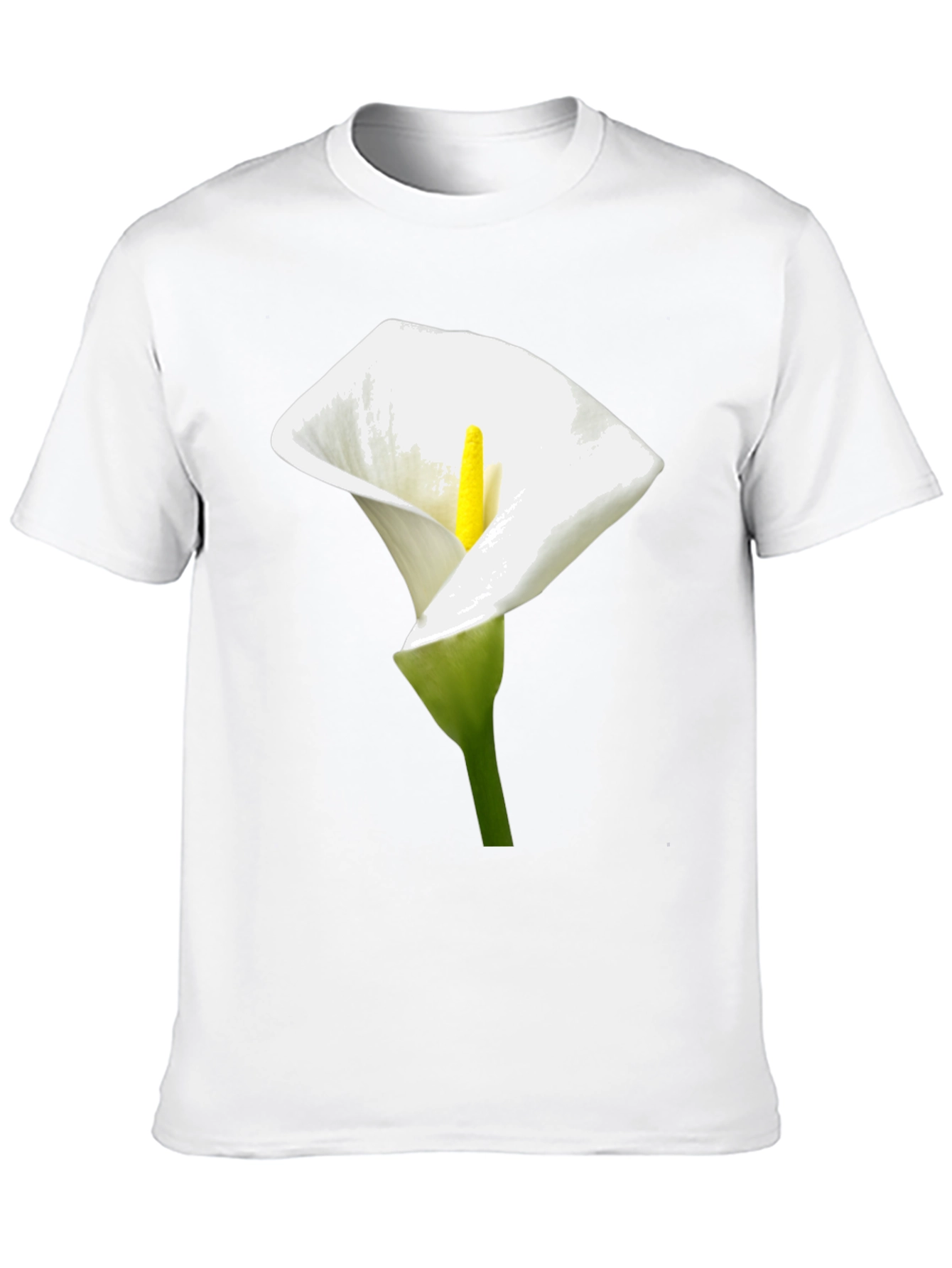 Calla Lily Graphic Tee - Elegant Floral Design