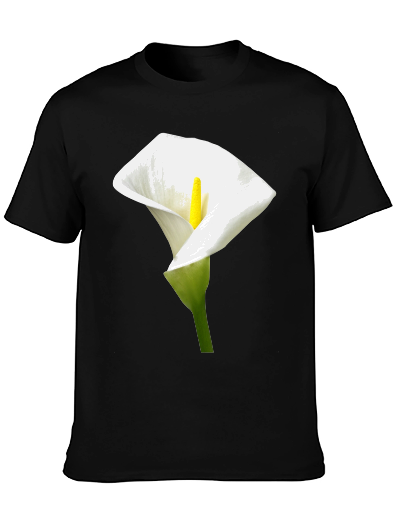 Calla Lily Graphic Tee - Elegant Floral Design