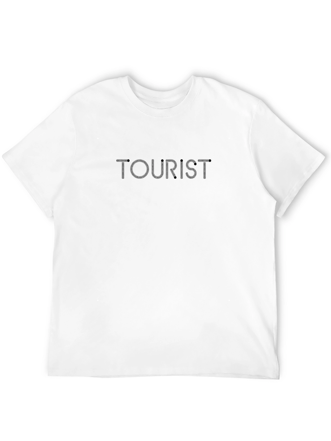 Tourist Black Graphic Tee - Stylish & Comfortable