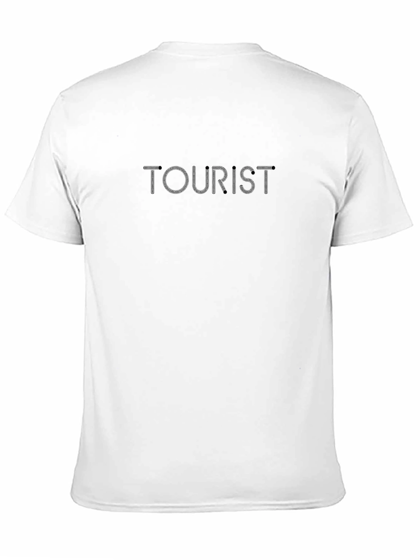 Tourist Black Graphic Tee - Stylish & Comfortable