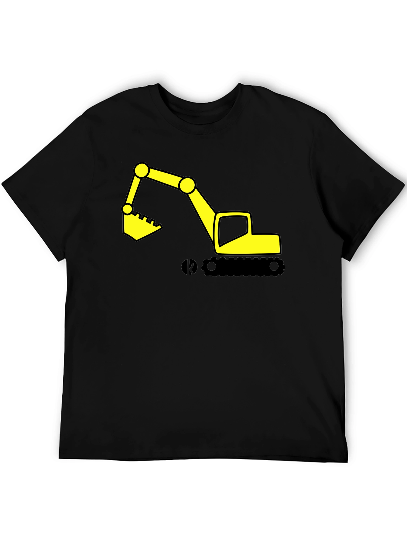 Excavator Graphic Tee - Construction Vehicle Shirt