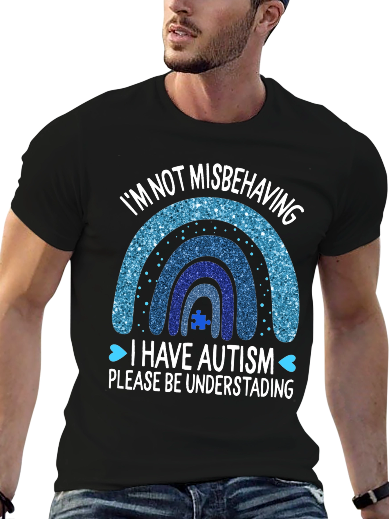 Autism Awareness Rainbow T-Shirt