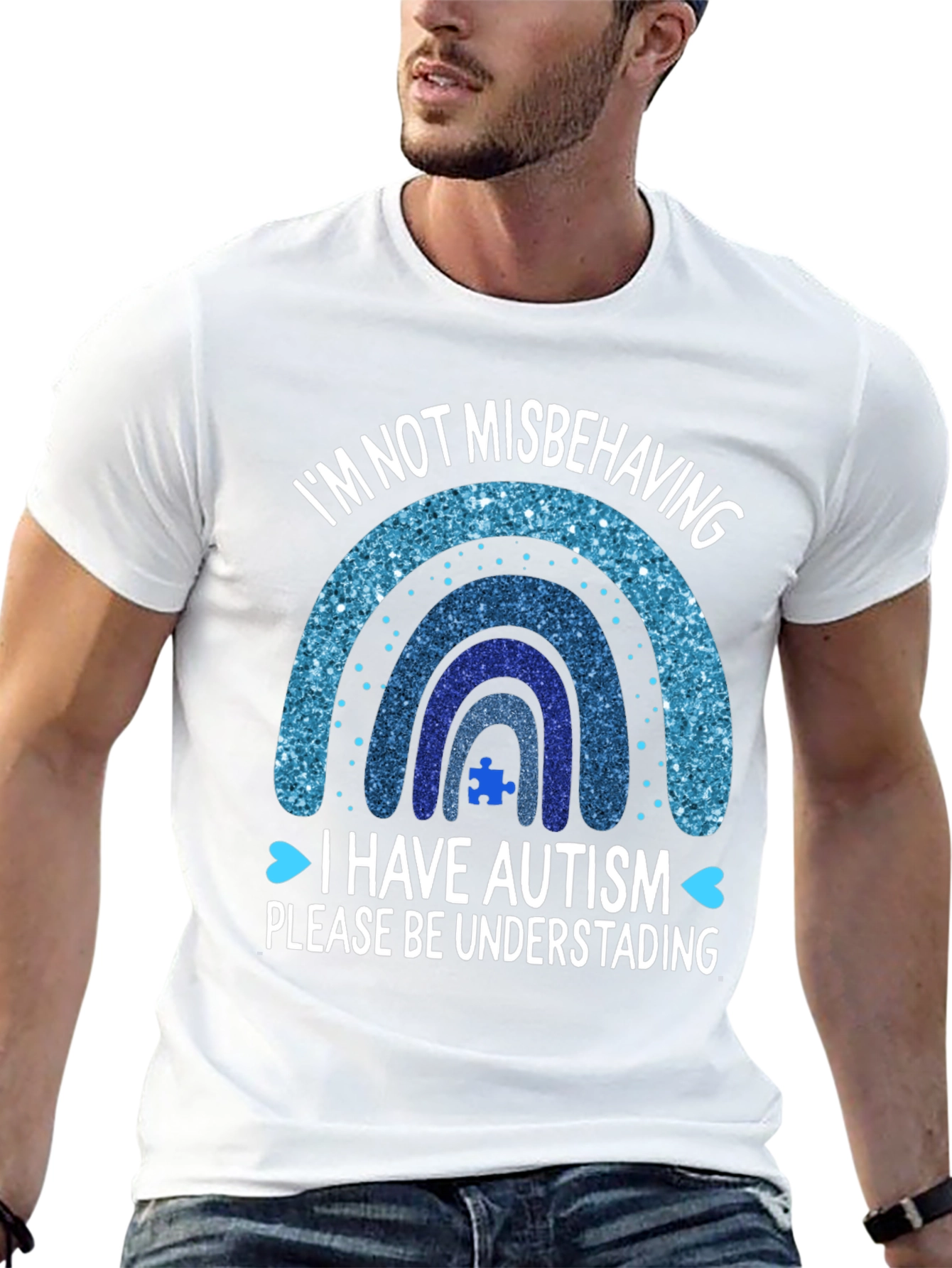Autism Awareness Rainbow T-Shirt