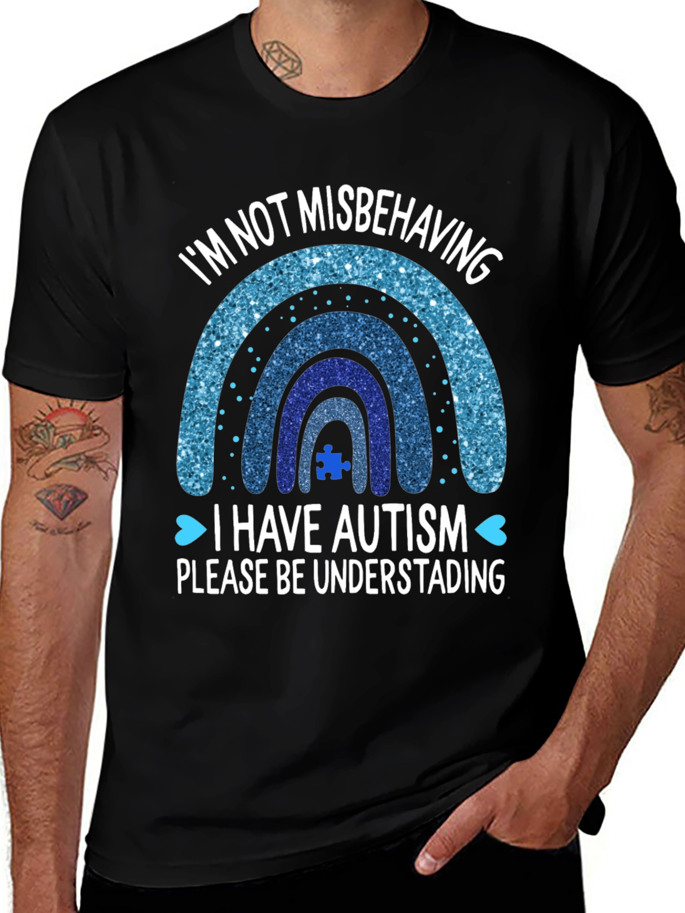 Autism Awareness Rainbow T-Shirt