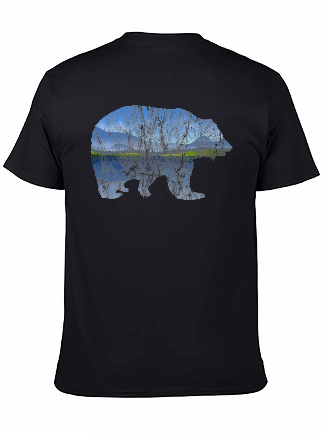Bear Landscape Graphic Tee