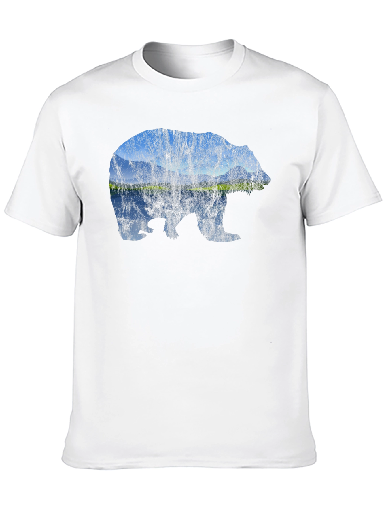 Bear Landscape Graphic Tee