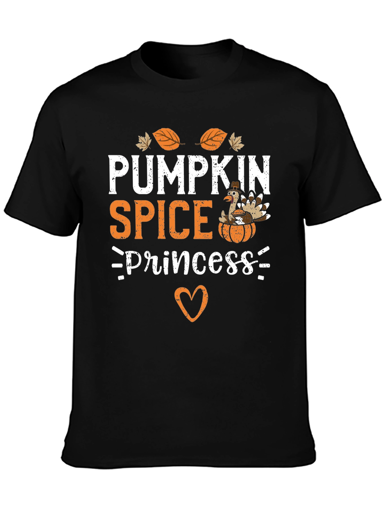 Pumpkin Spice Princess Thanksgiving T-Shirt