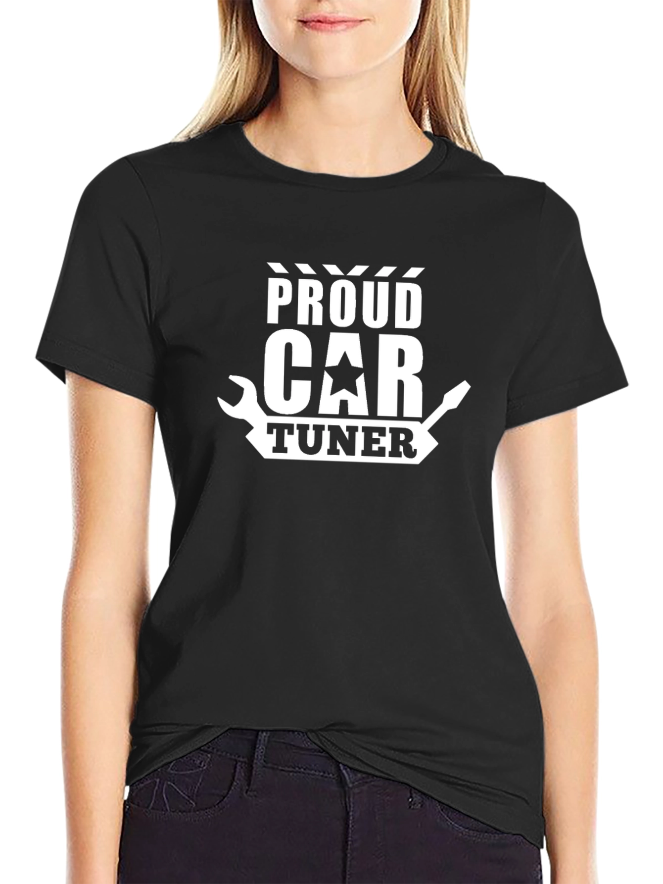 Proud Car Tuner Black T-Shirt
