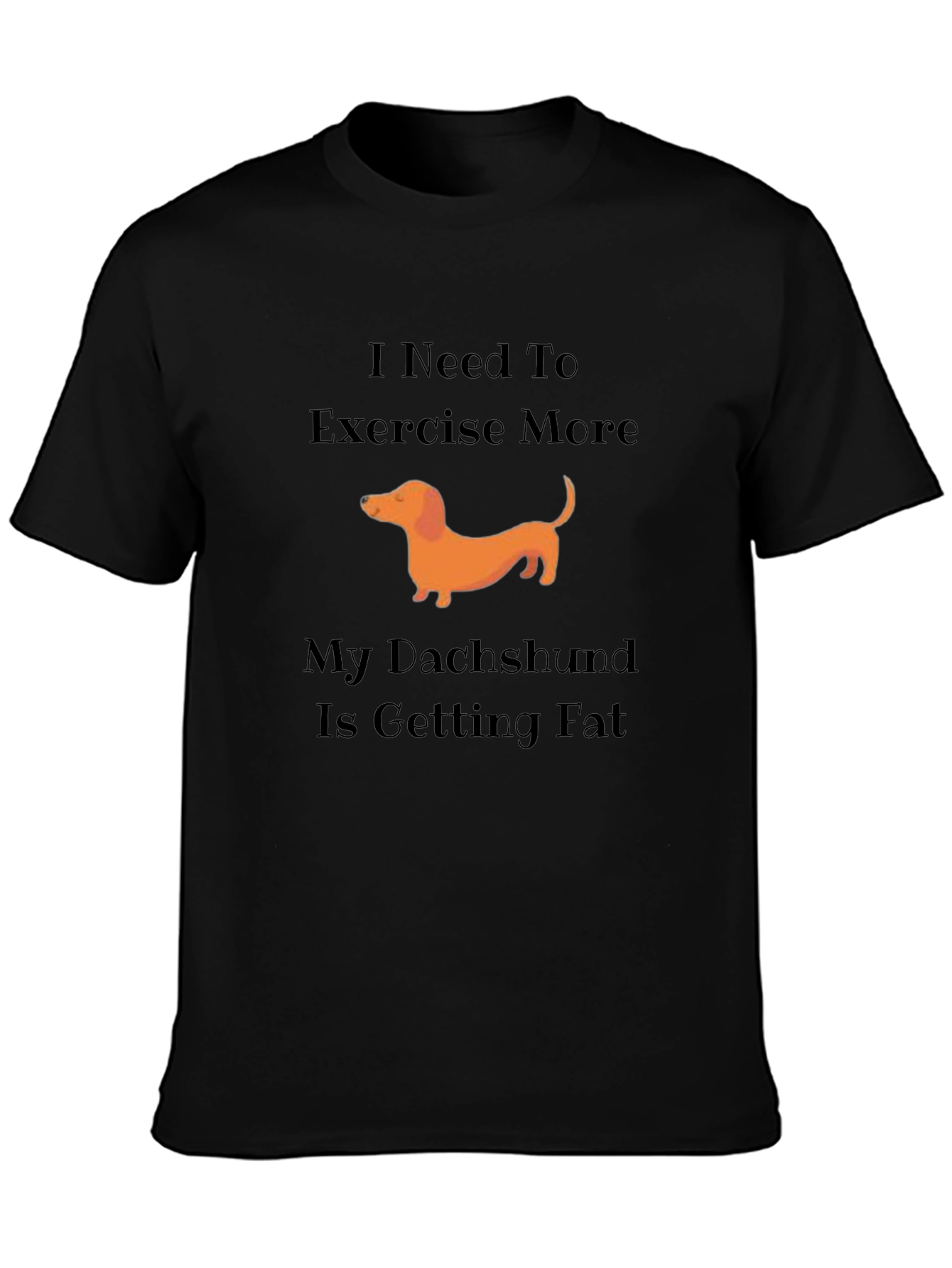 Funny Dachshund Exercise T-Shirt