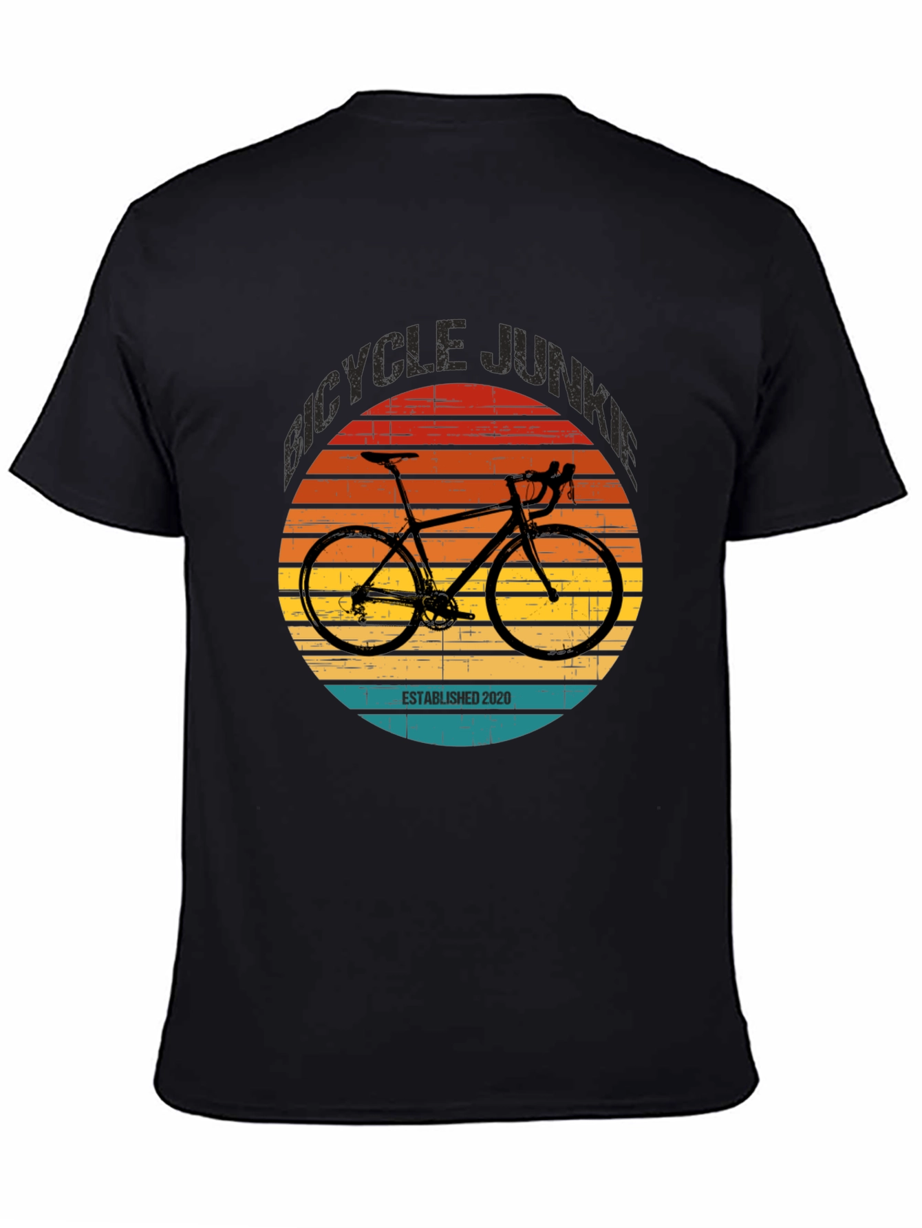 Bicycle Junkie Established 2020 T-Shirt