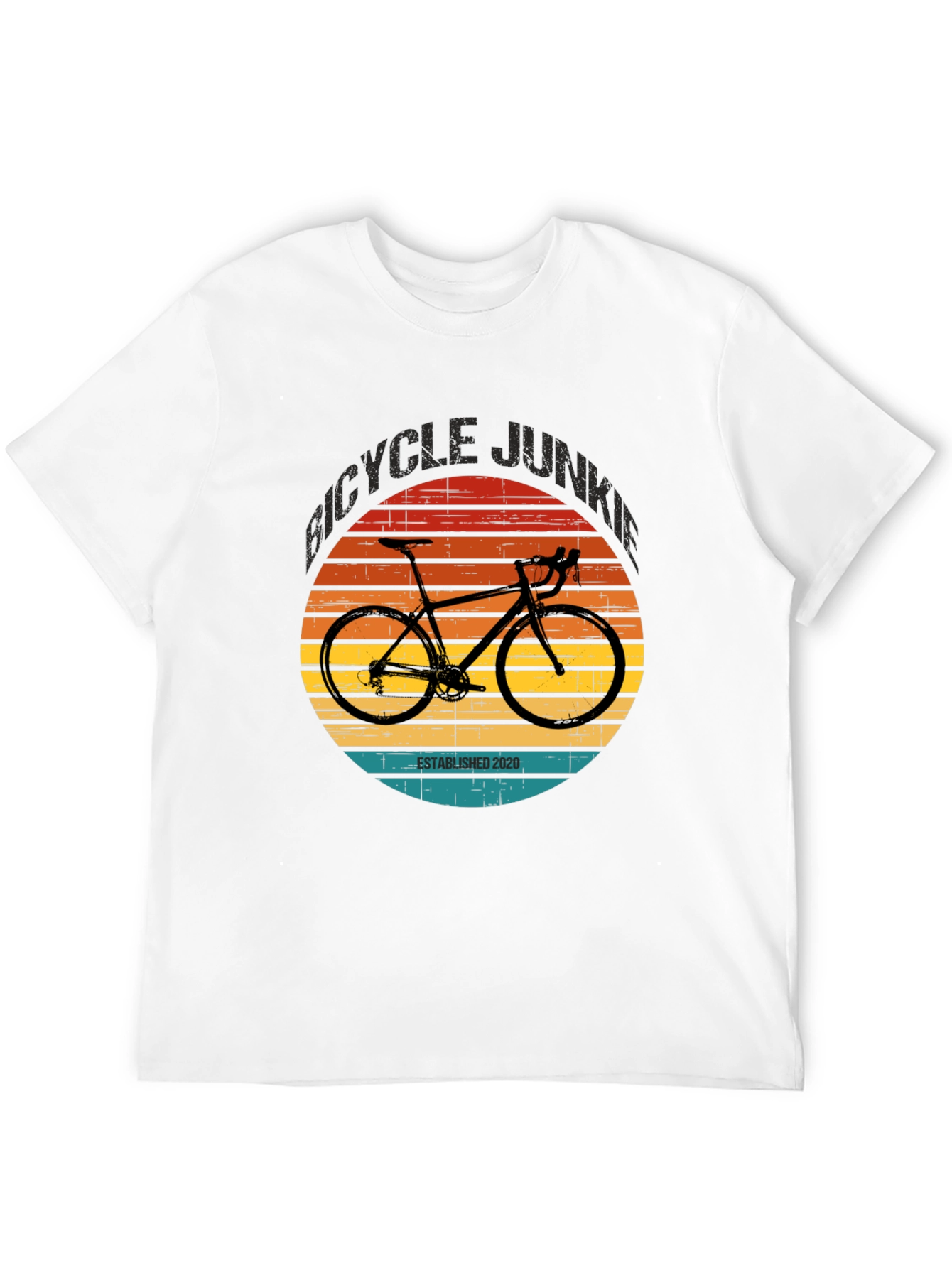 Bicycle Junkie Established 2020 T-Shirt