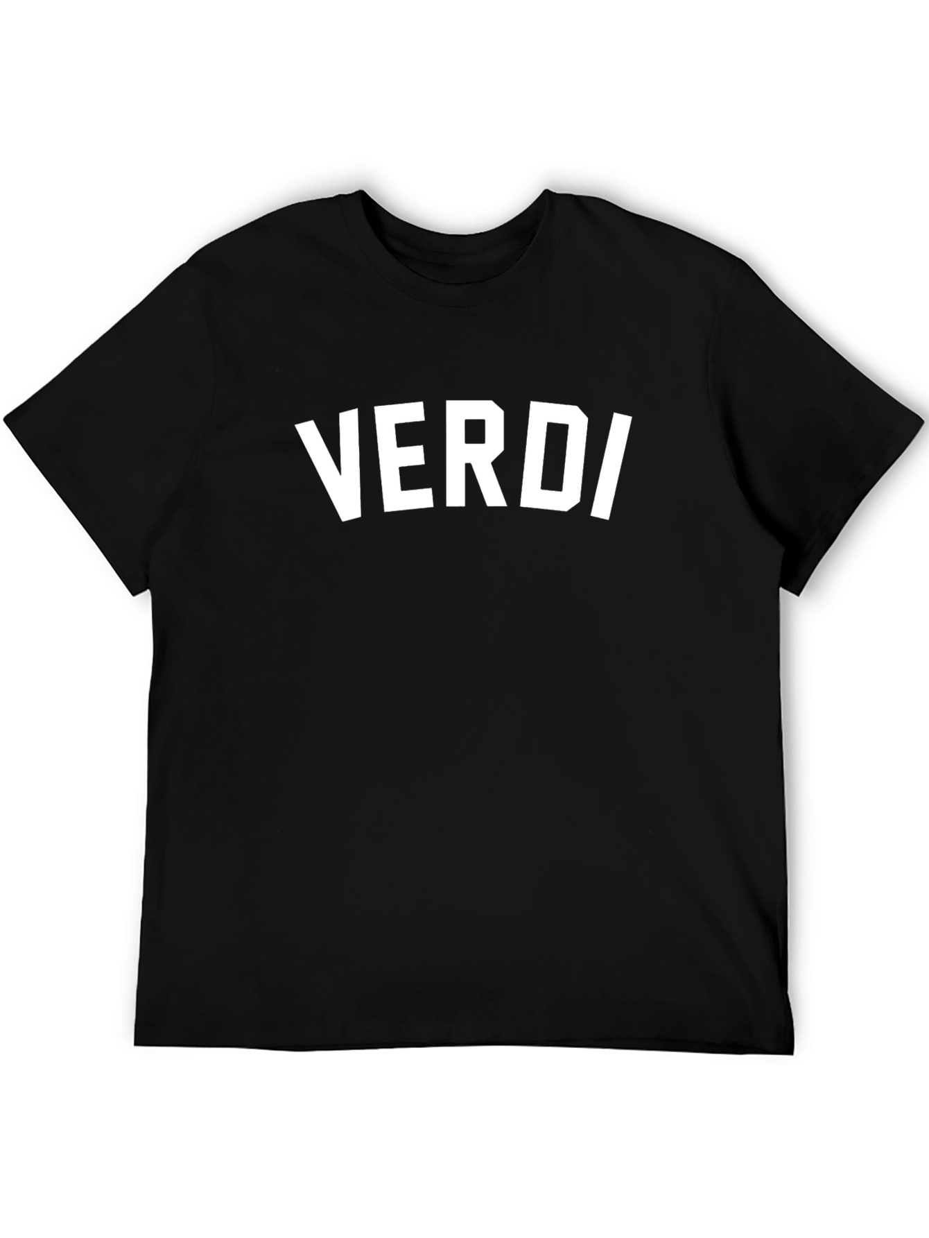 Verdi Graphic Tee - Black Cotton T-Shirt