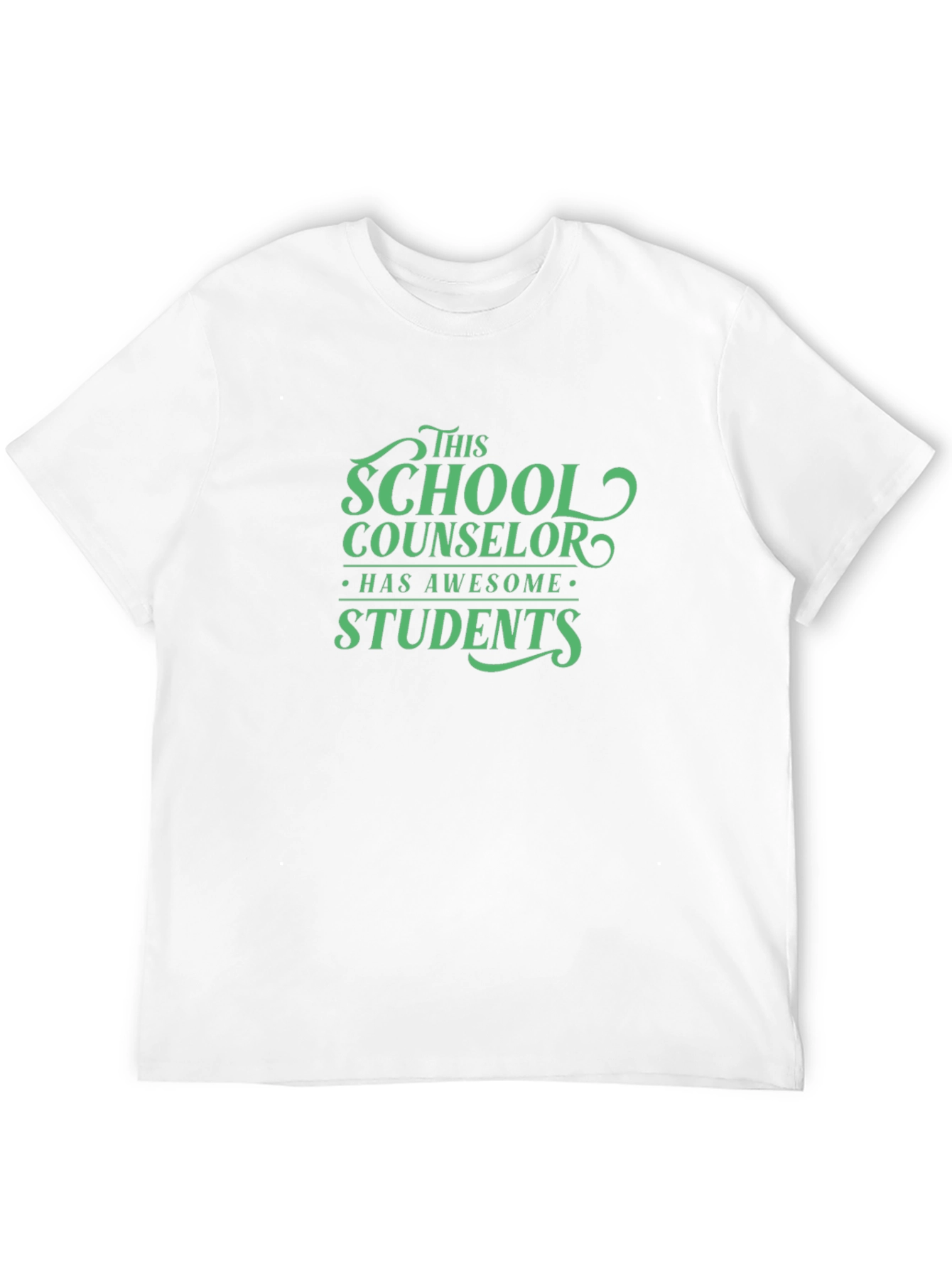 School Counselor Awesome Students Black T-Shirt
