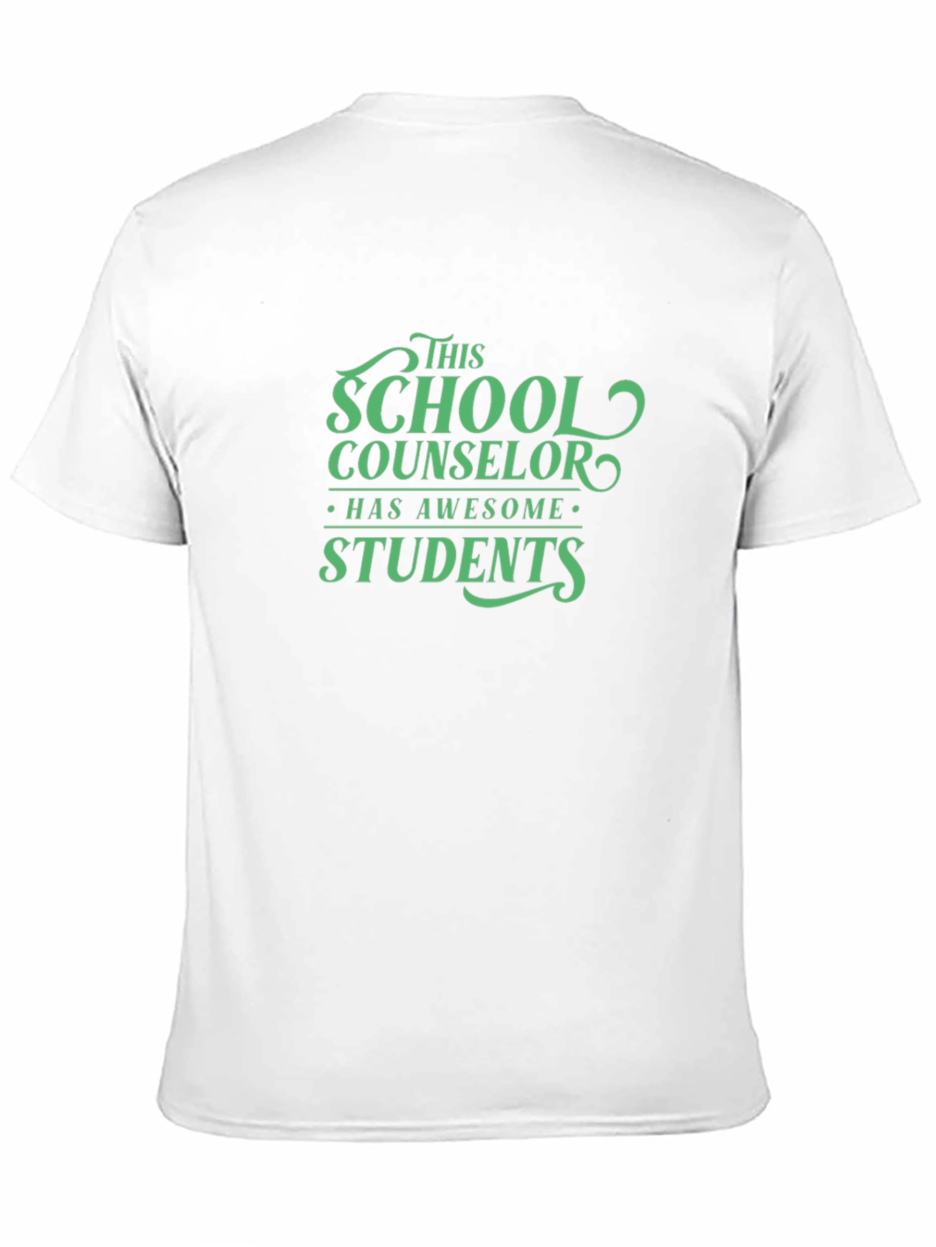 School Counselor Awesome Students Black T-Shirt