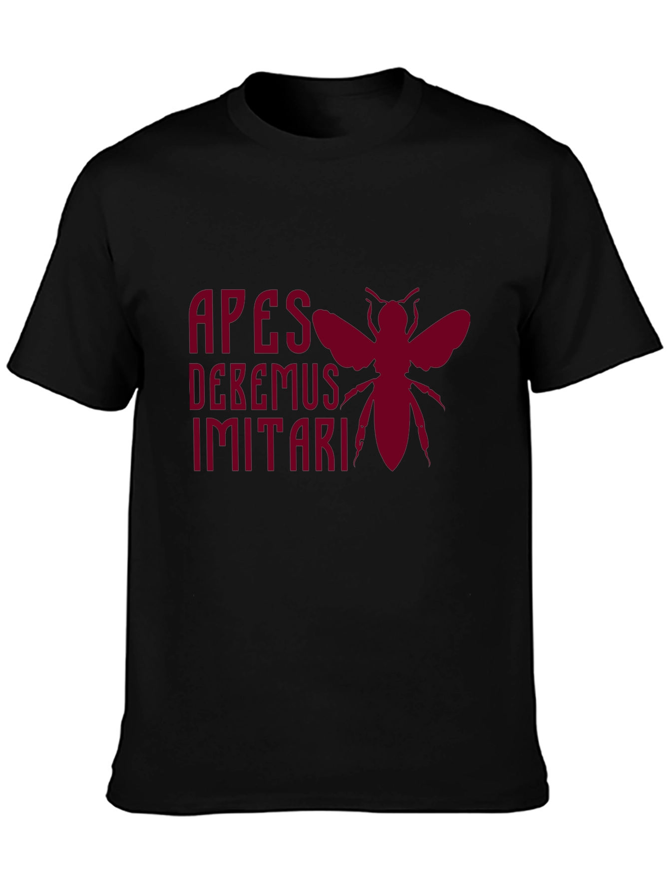 Apes Debemus Imitari Bee Graphic T-Shirt