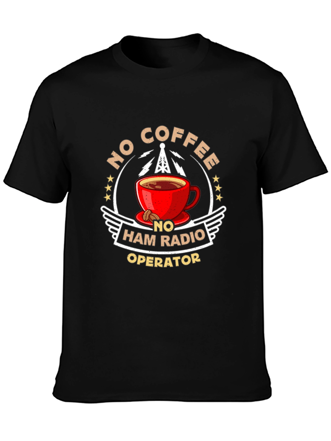 No Coffee No Ham Radio Operator T-Shirt