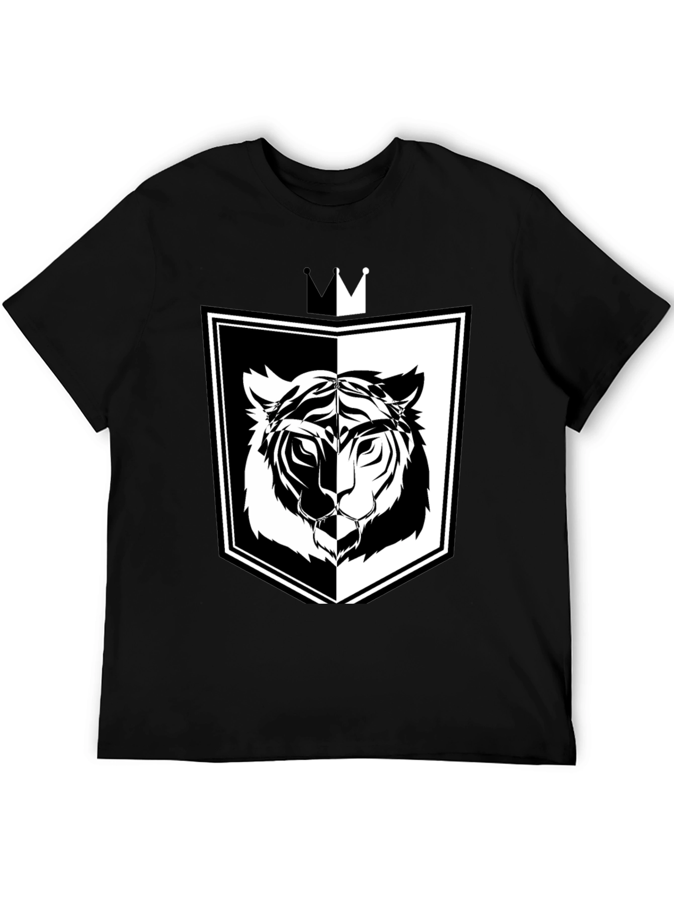 Tiger Shield Graphic Tee - Black