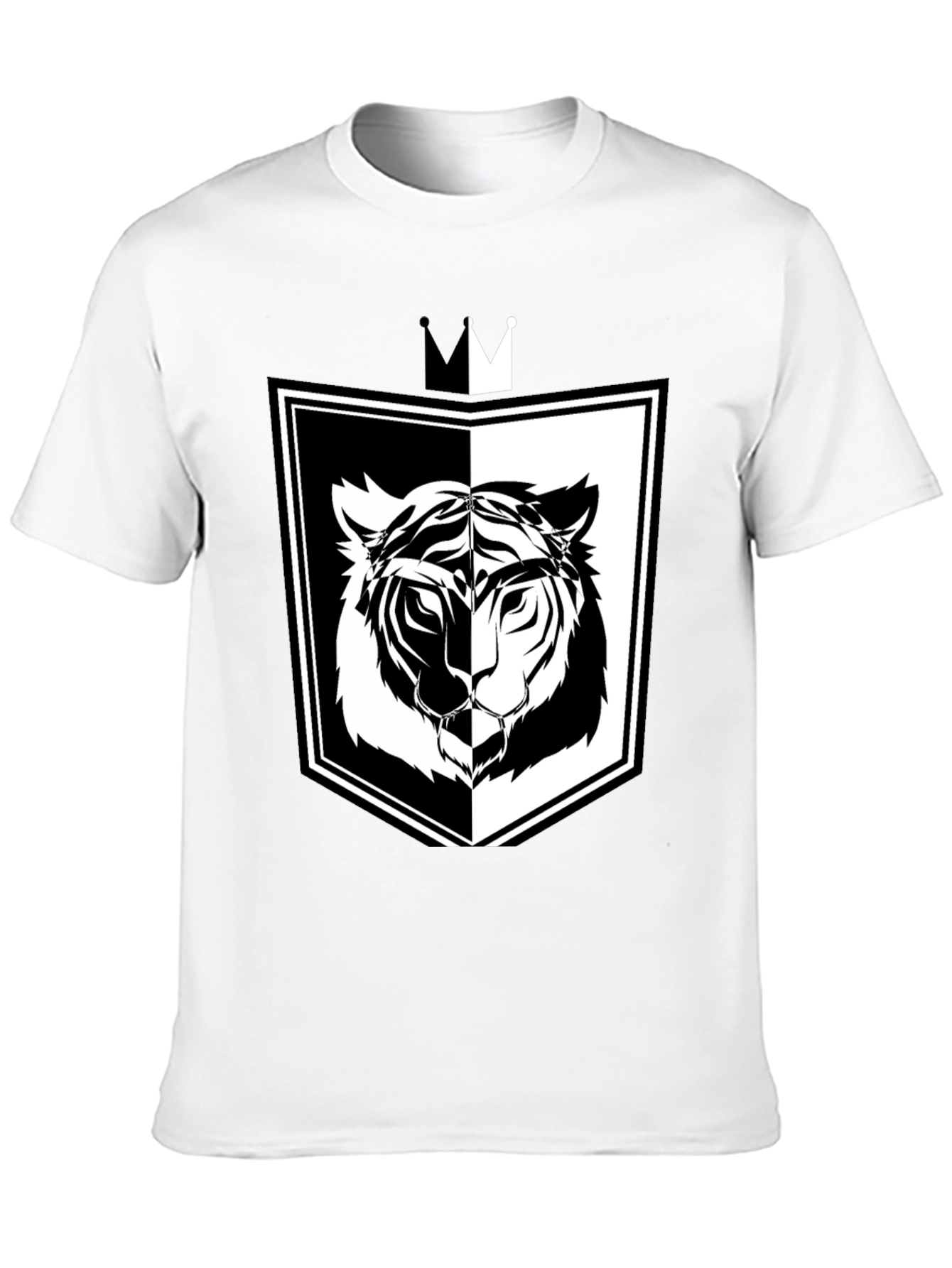 Tiger Shield Graphic Tee - Black
