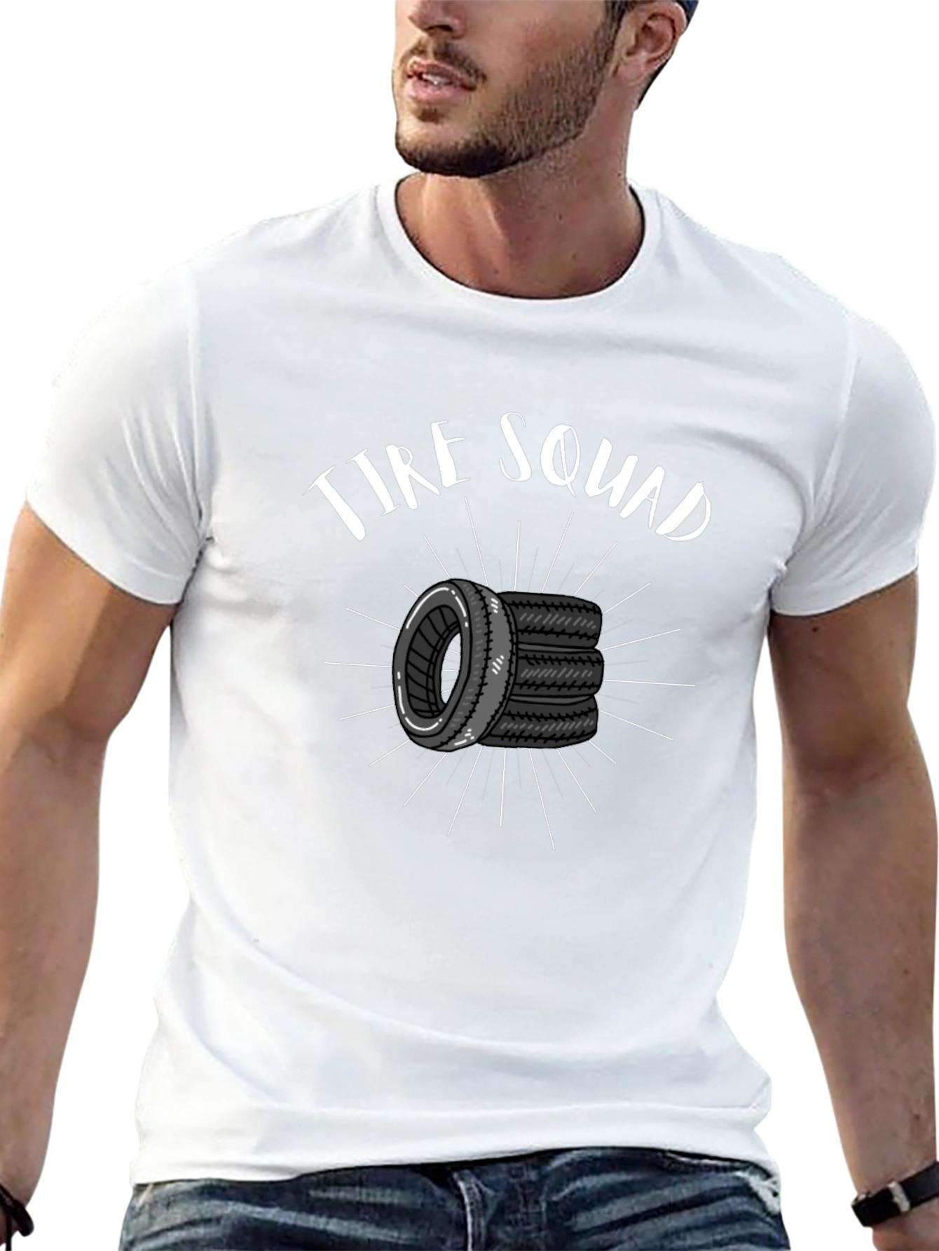 Tire Squad Graphic Tee - Mechanic Car Lover