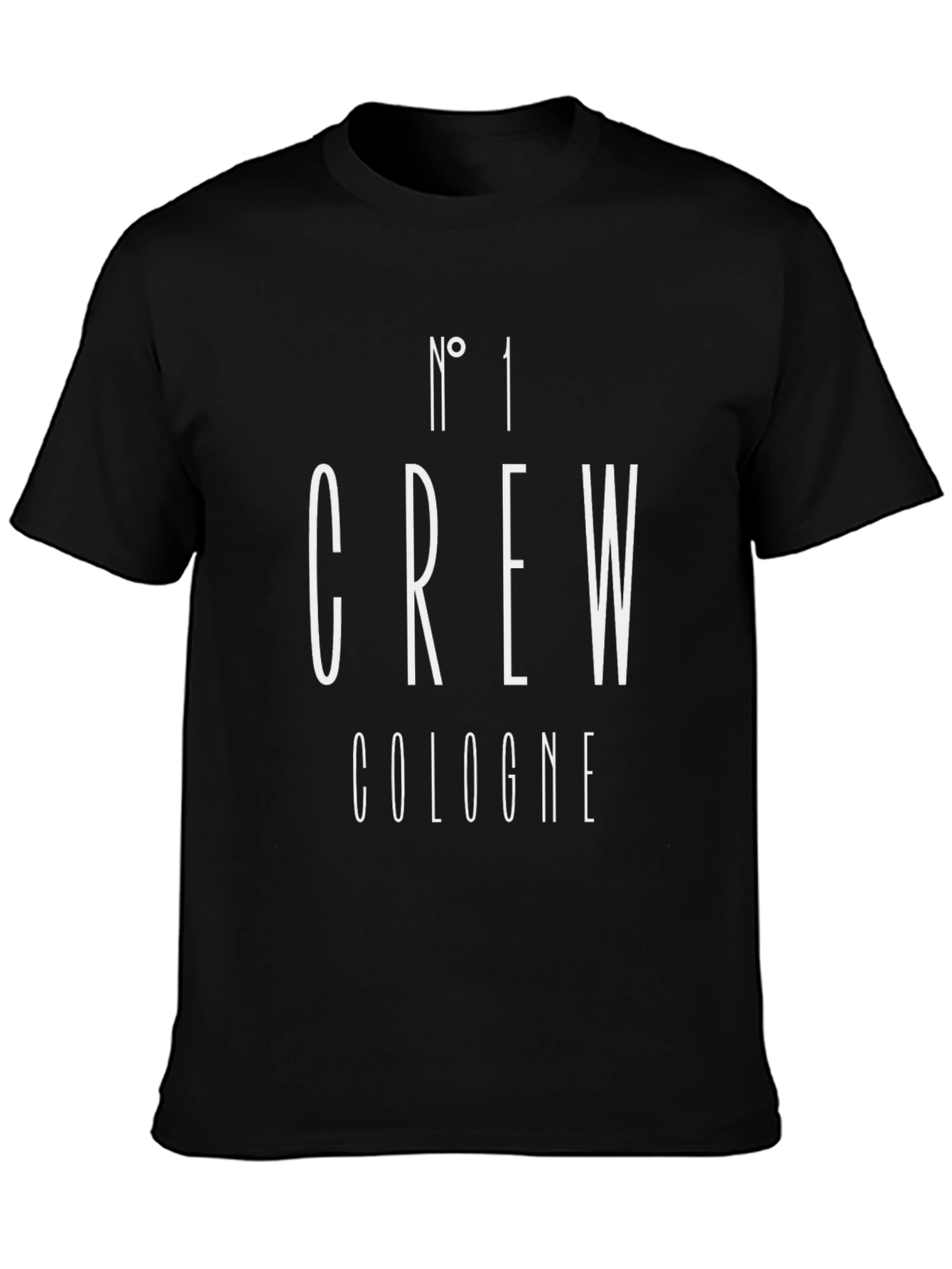 No. 1 Crew Cologne Black T-Shirt