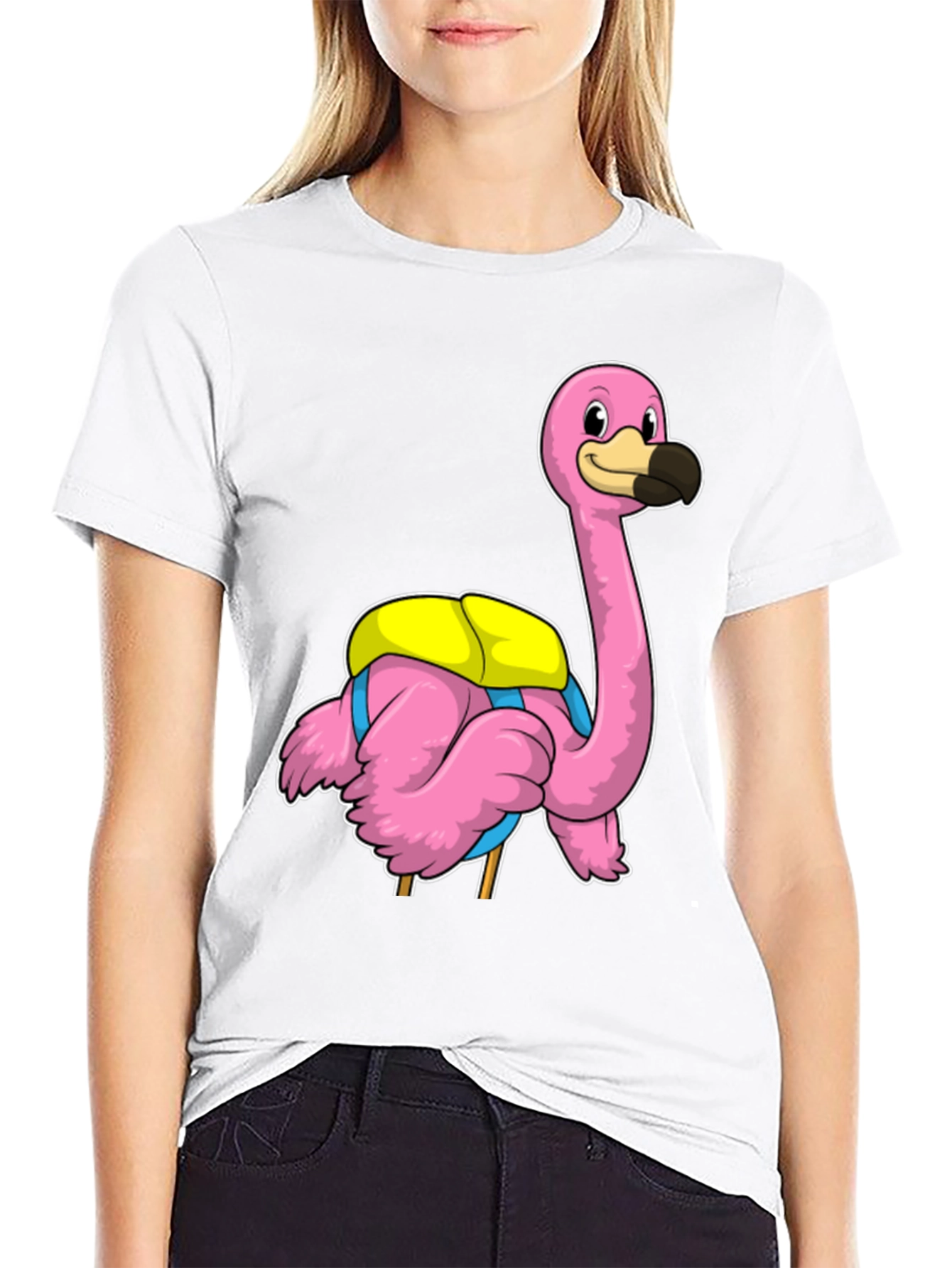 Funny Flamingo T-Shirt - Tropical Bird Tee