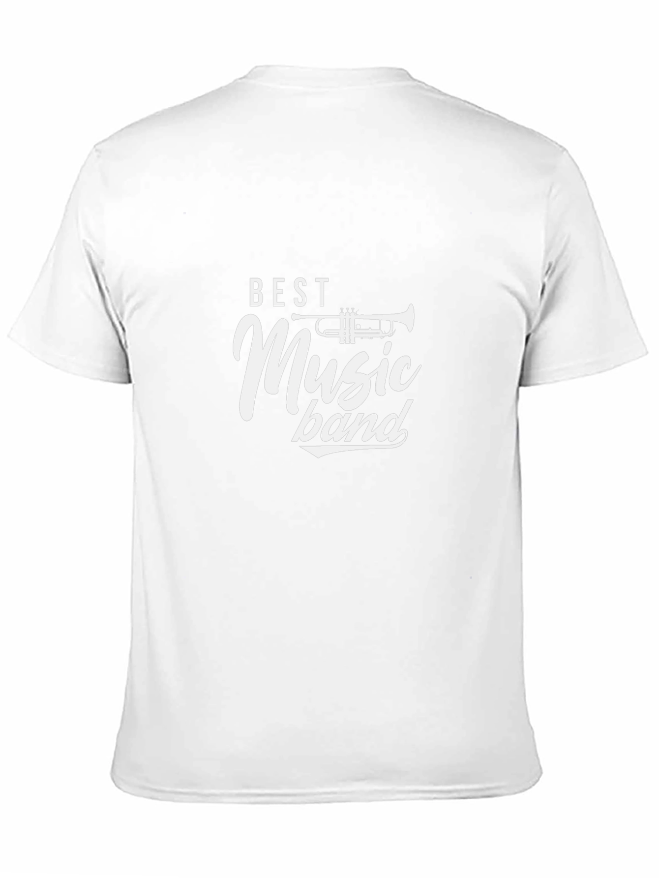 Best Music Band Trumpet Graphic Black T-Shirt