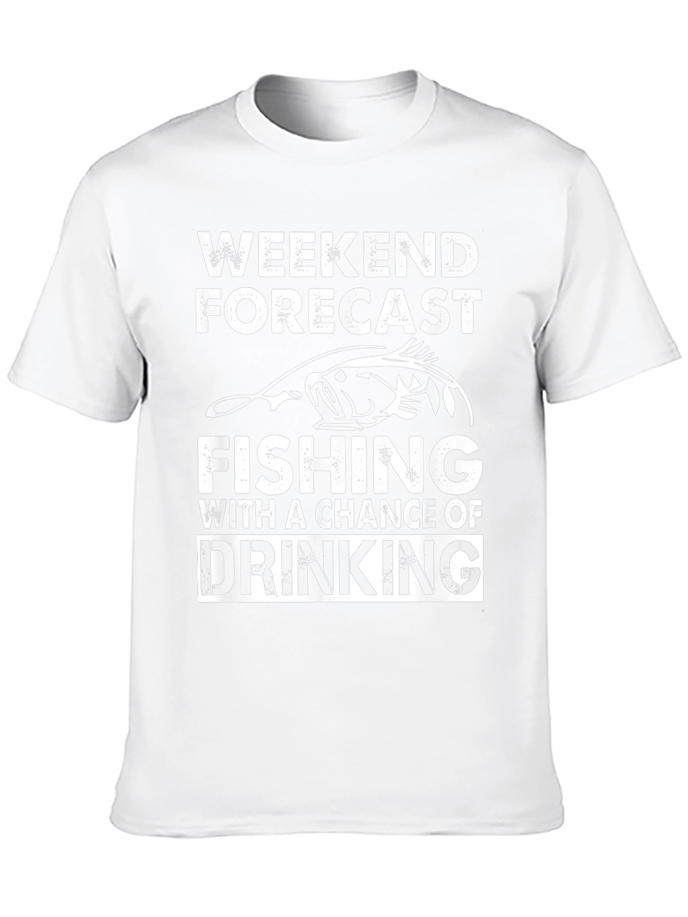 Weekend Forecast Fishing & Drinking Graphic Tee