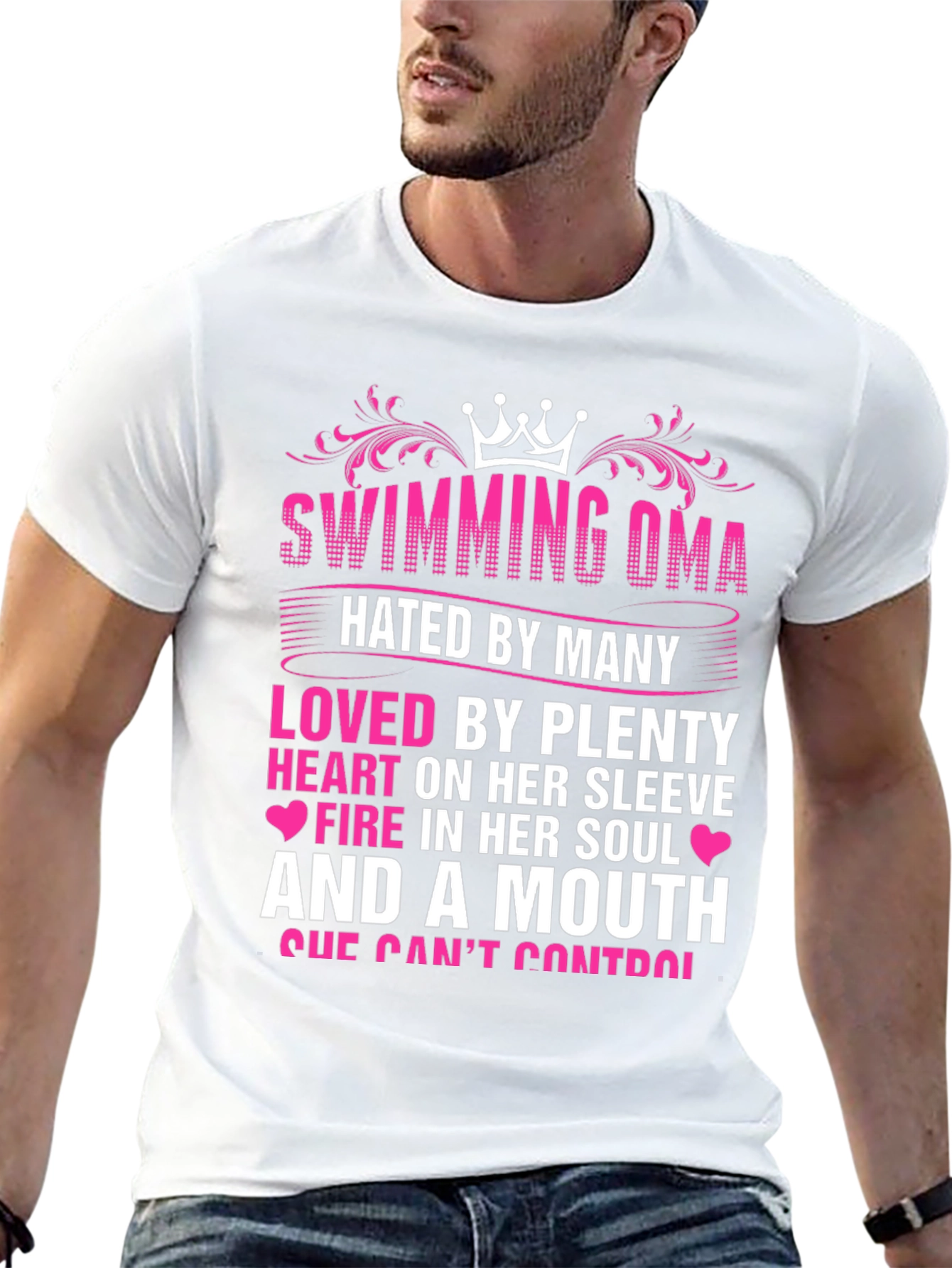 Swimming Oma T-Shirt: Hated By Many Loved By Plenty!