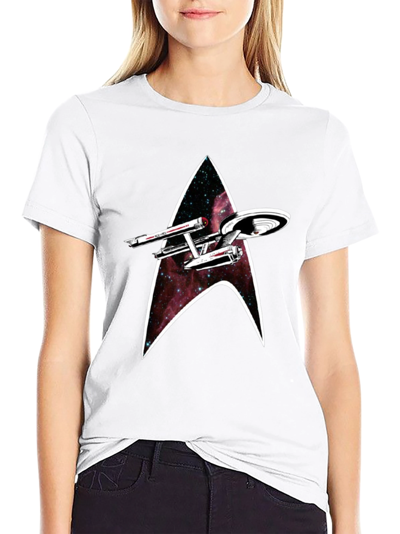Star Trek Galaxy T-Shirt - Boldly Go!