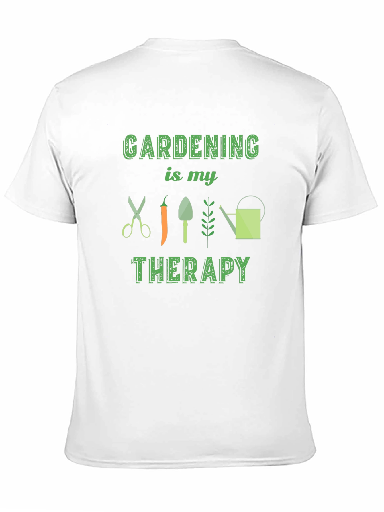 Gardening Therapy Graphic Tee - Soft Cotton Comfort
