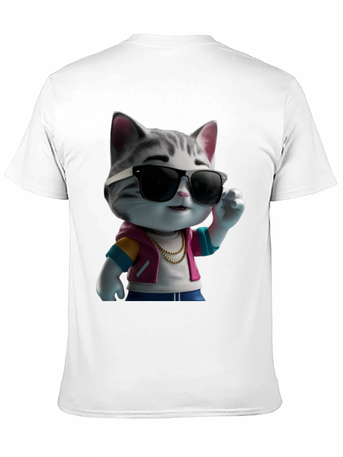 Cool Cat in Shades Graphic T-Shirt