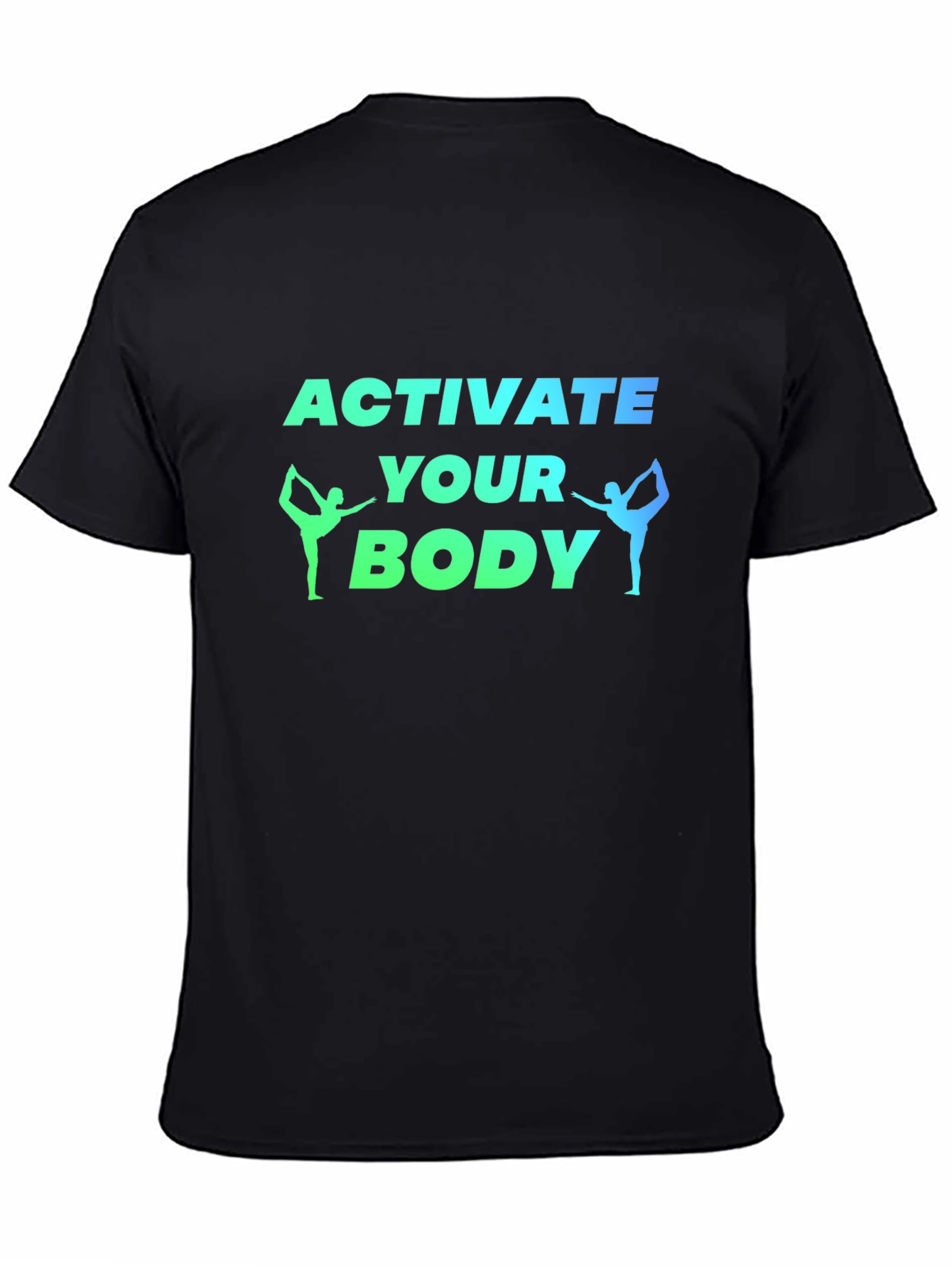 Activate Your Body Black Graphic Tee