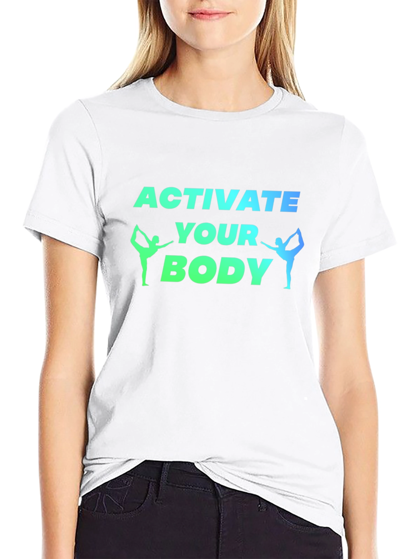 Activate Your Body Black Graphic Tee